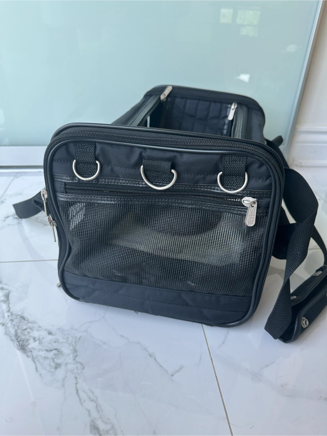 Black Pet Carrier Bag - photo 2