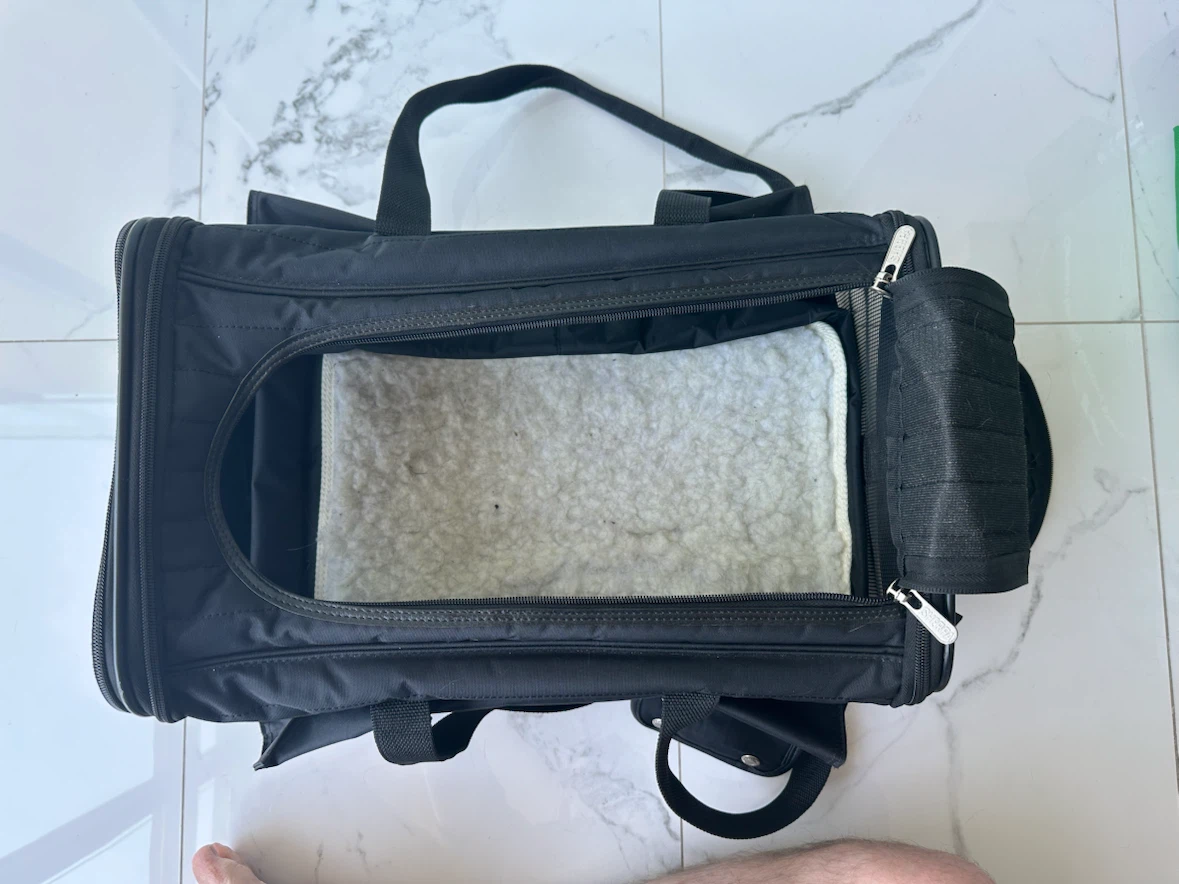 Black Pet Carrier Bag - photo 3