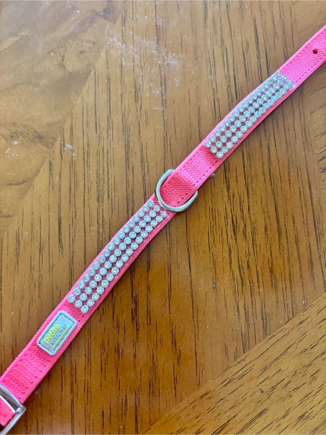 Small Star Pink Bling Dog Collar - photo 2
