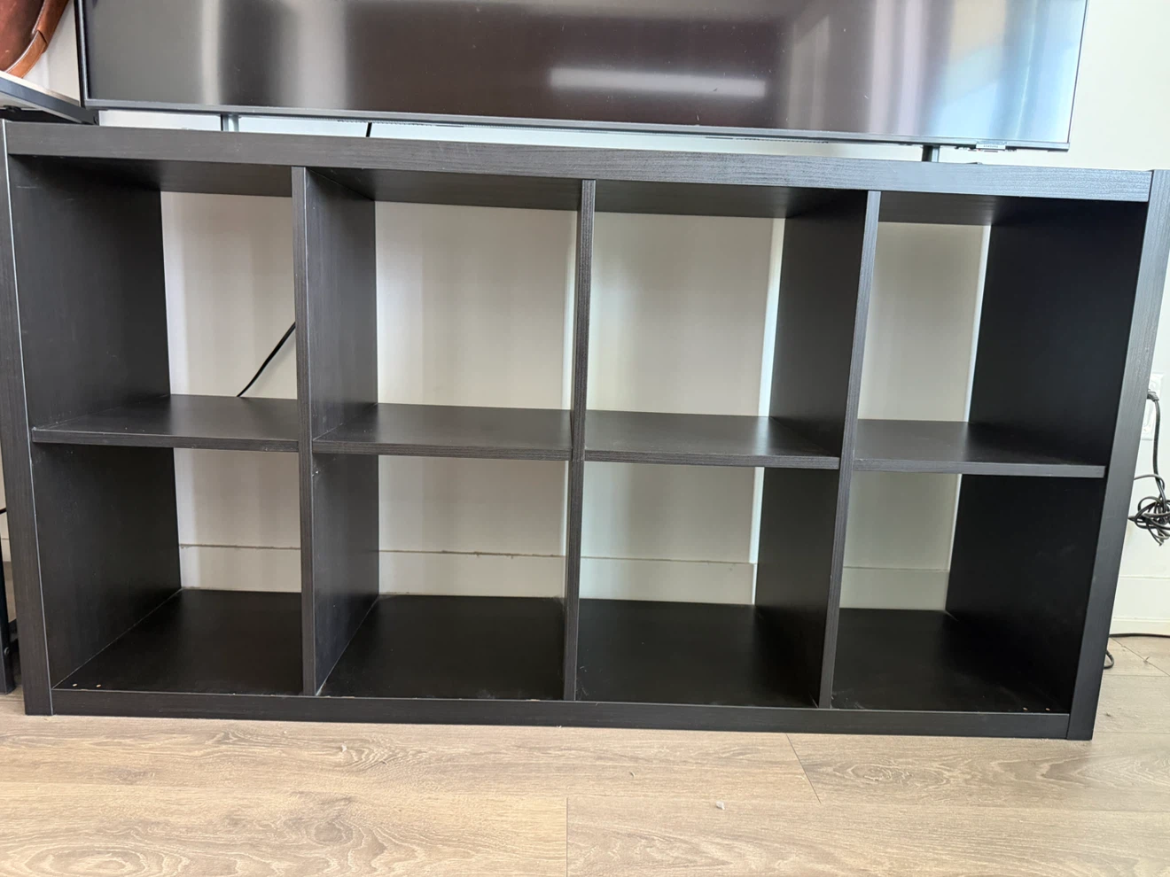 Ikea Black Cube Storage Shelf Unit