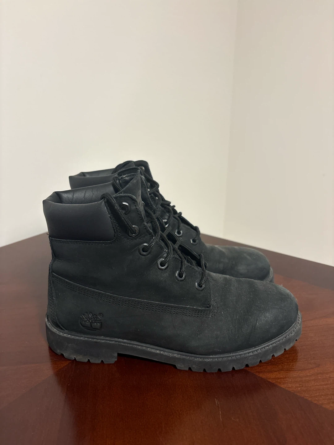 Timberland Black Lace-Up Boots