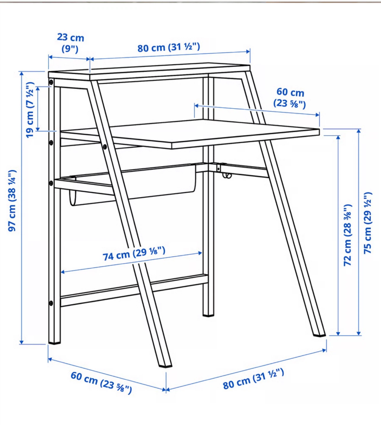 IKEA Desk and Chair - photo 4