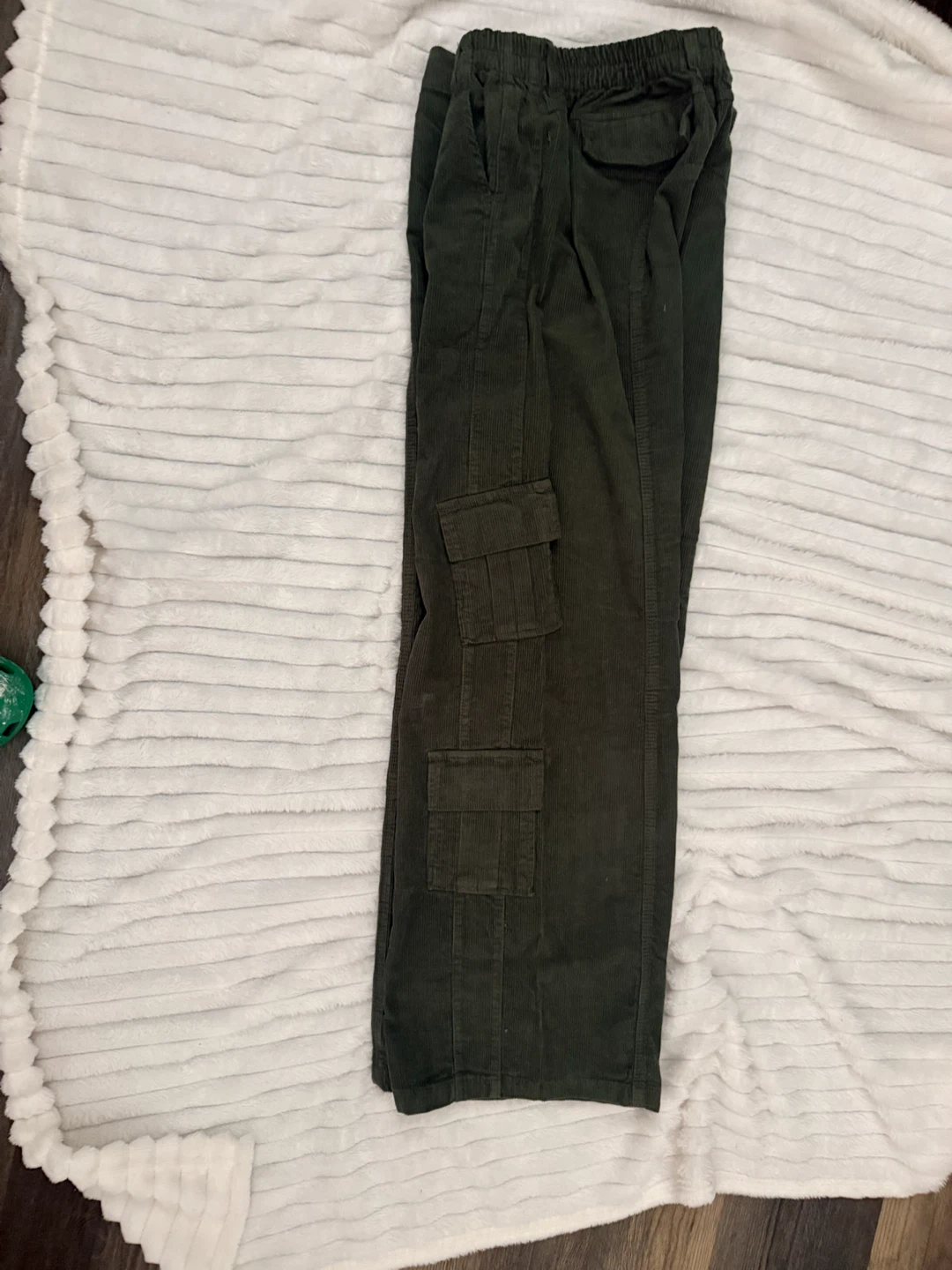 Forever 21 Corduroy Cargo Pants Green Size Medium - photo 2