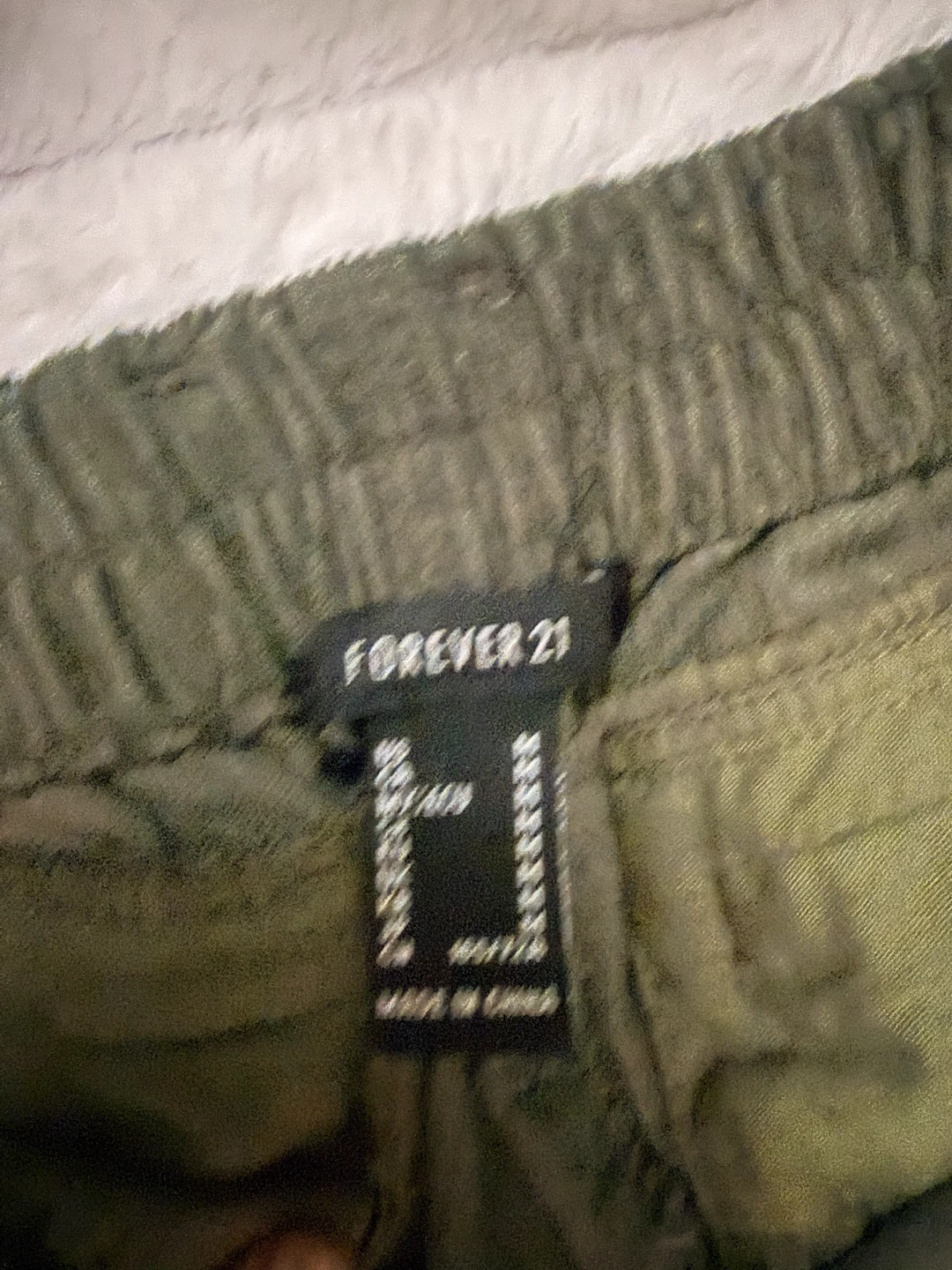 Forever 21 Corduroy Cargo Pants Green Size Medium - photo 3