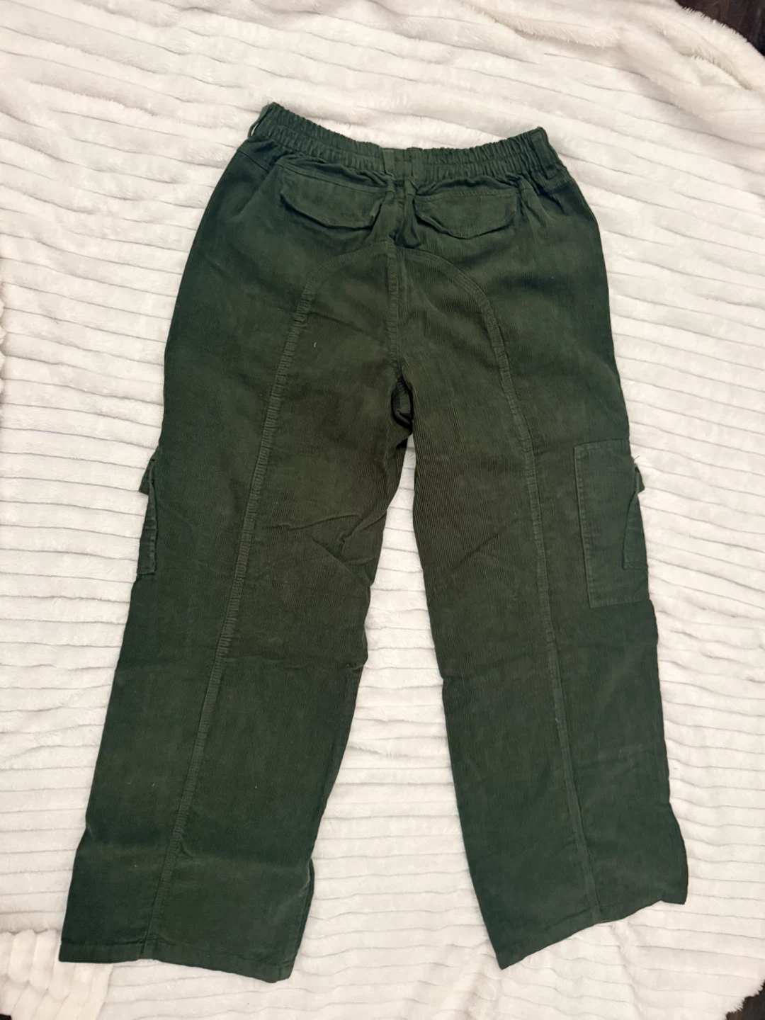 Forever 21 Corduroy Cargo Pants Green Size Medium - photo 5