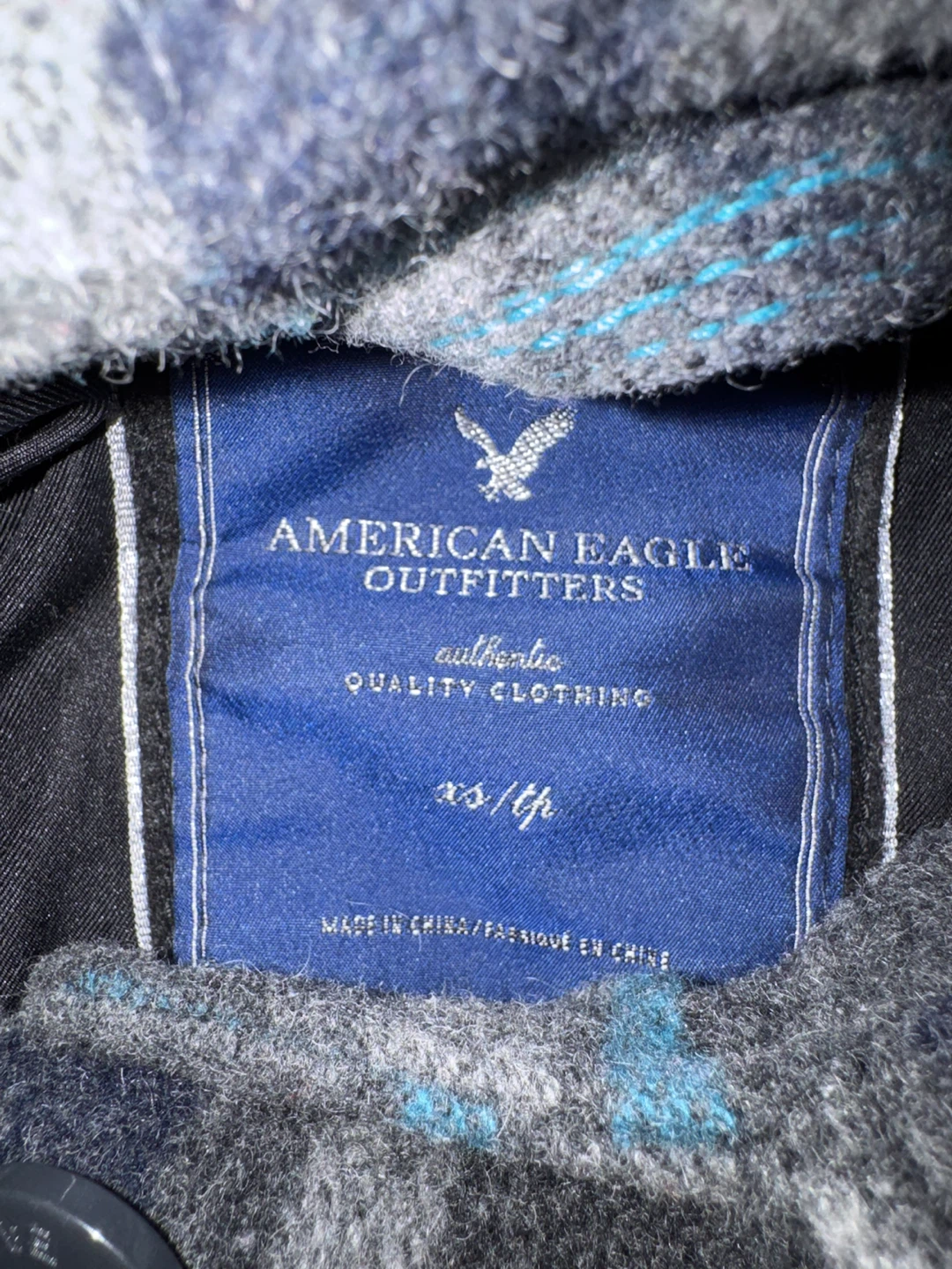 American Eagle Outfitters Plaid Hooded Jacket - XS - photo 2