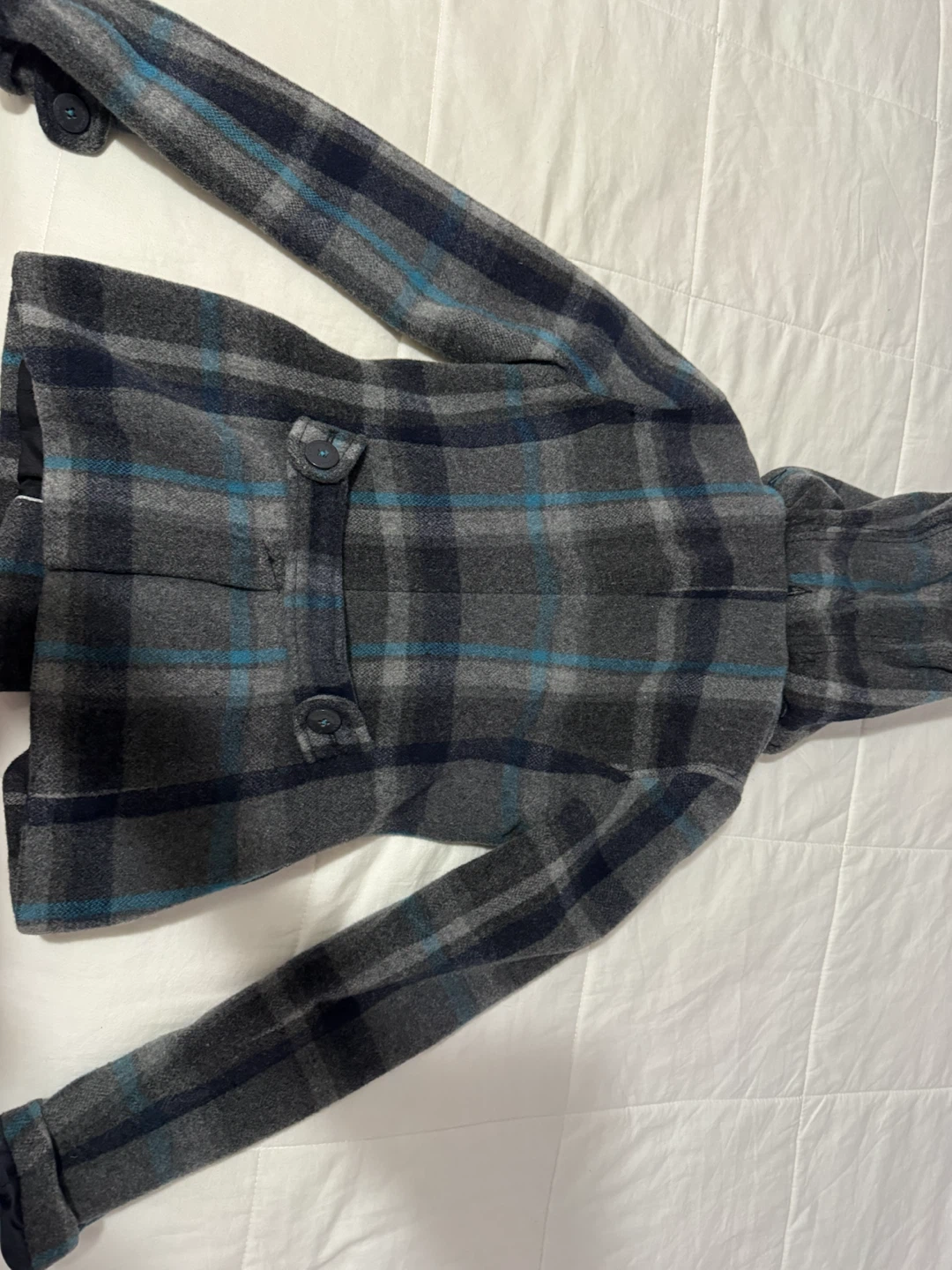 American Eagle Outfitters Plaid Hooded Jacket - XS - photo 3
