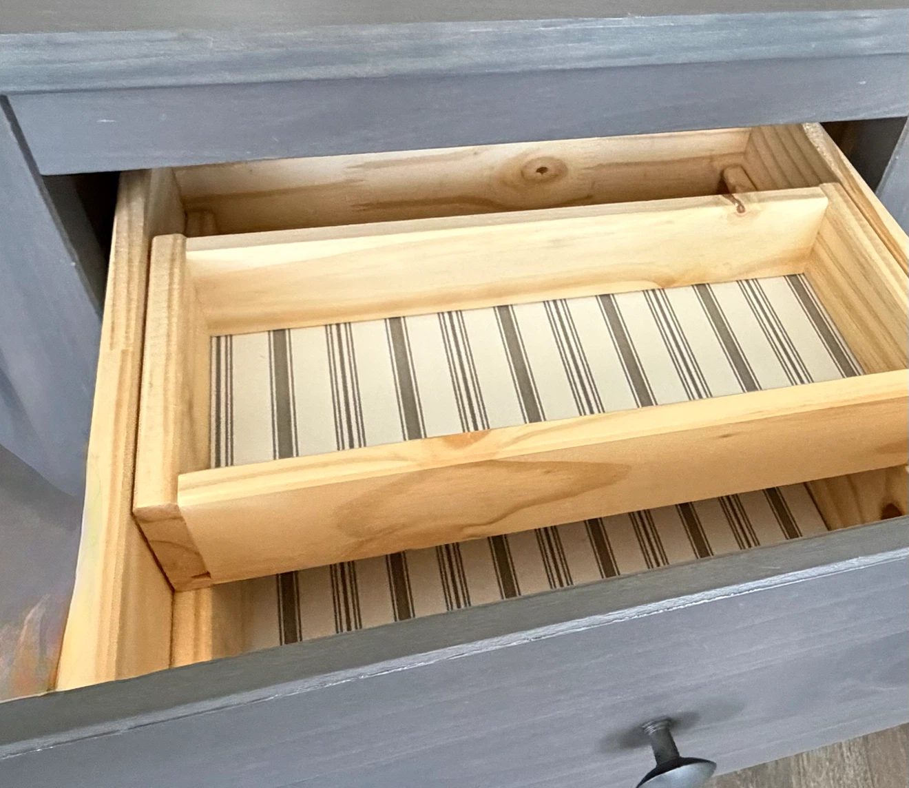 Grey Two-Drawer Nightstands (Set of 2) - photo 5