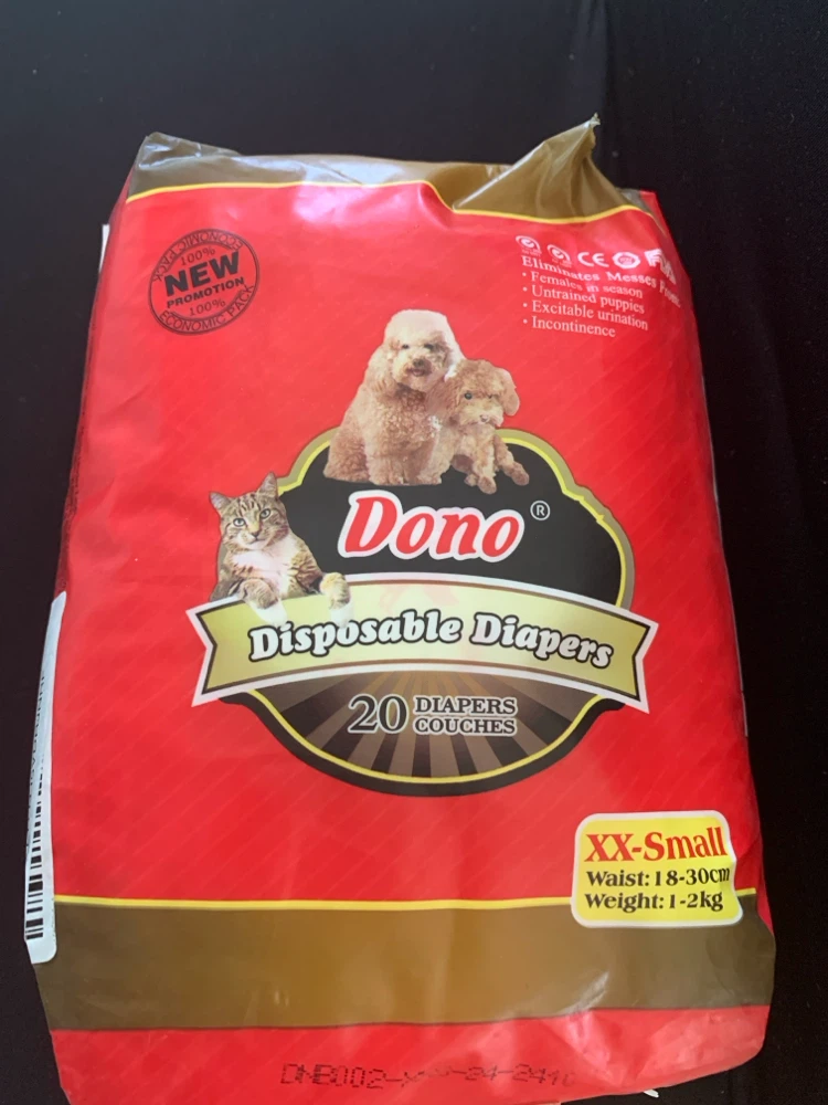 Dono XX-Small Disposable Pet Diapers - 20 Count