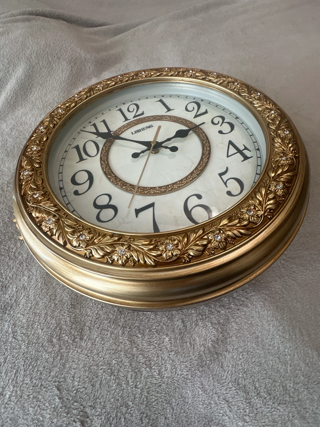 LISHENG Double-Sided Wall Clock with Ornate Bracket - photo 3