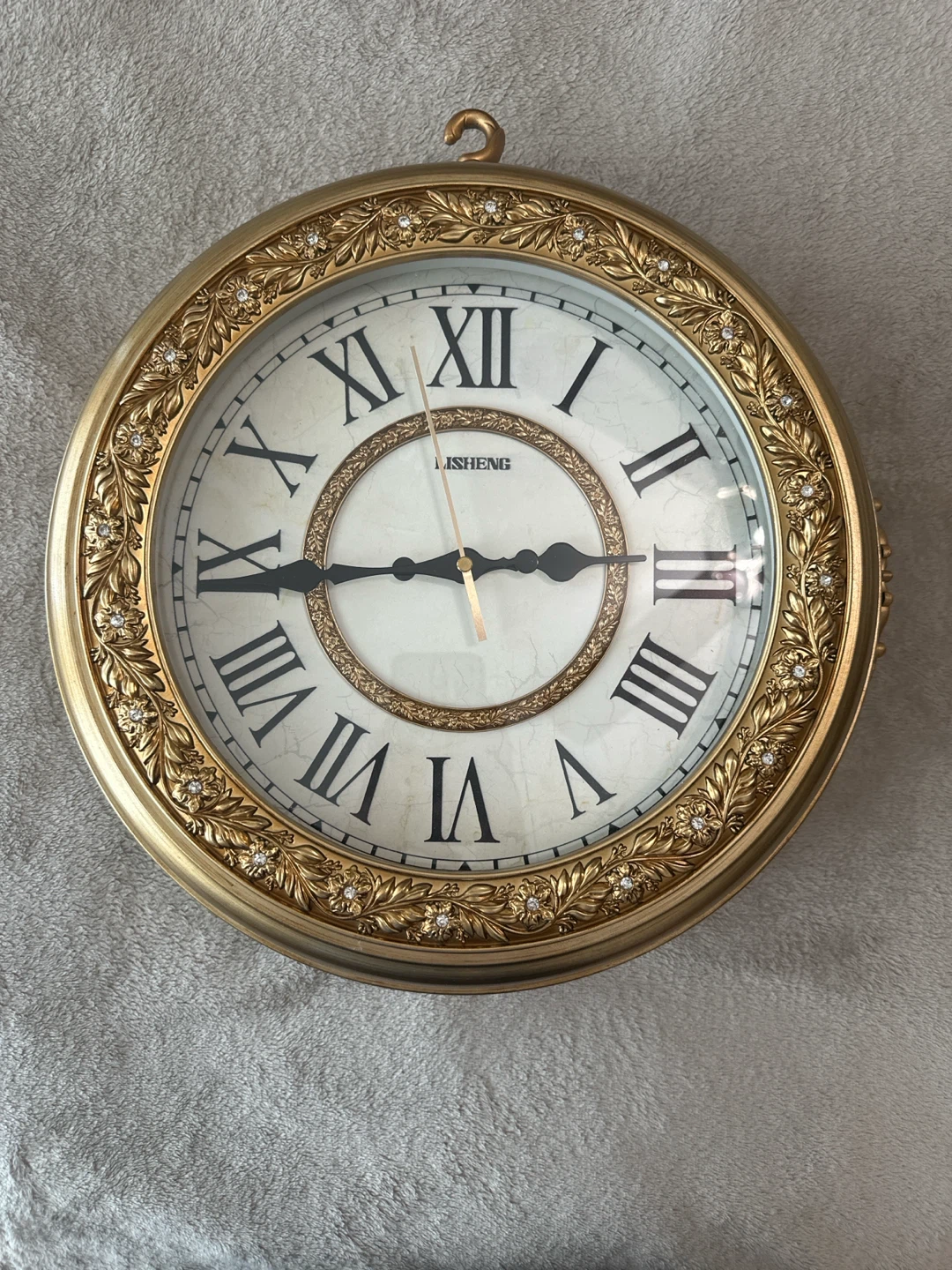 LISHENG Double-Sided Wall Clock with Ornate Bracket - photo 4