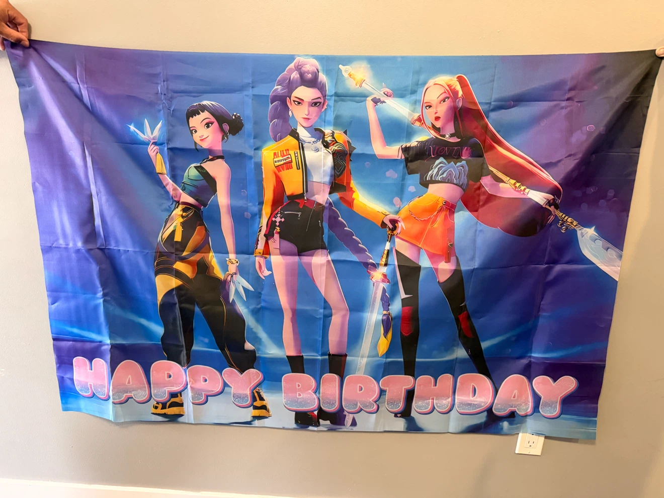 Happy Birthday Banner K-POP