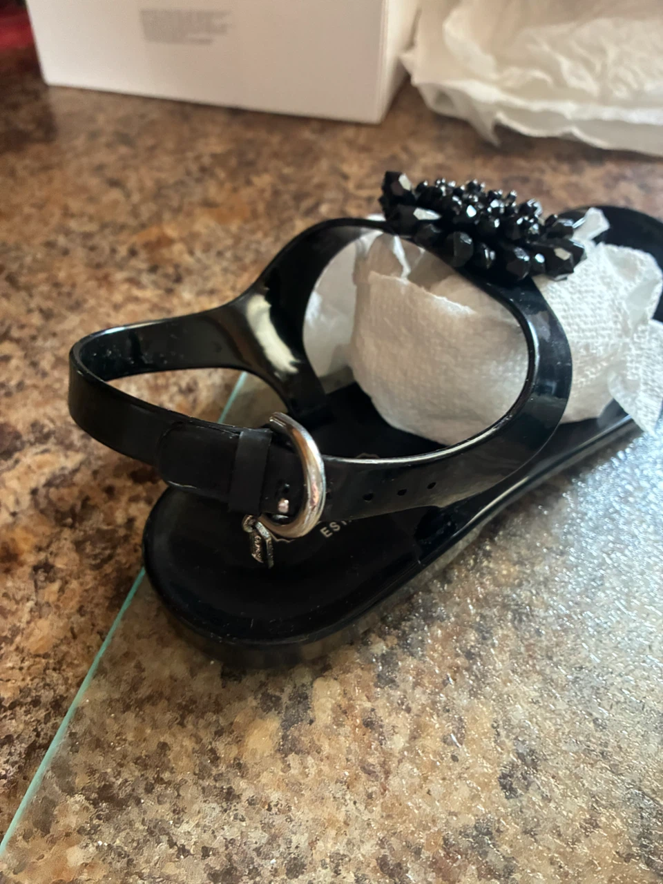 Coach Black Jelly Thong Sandals - photo 5