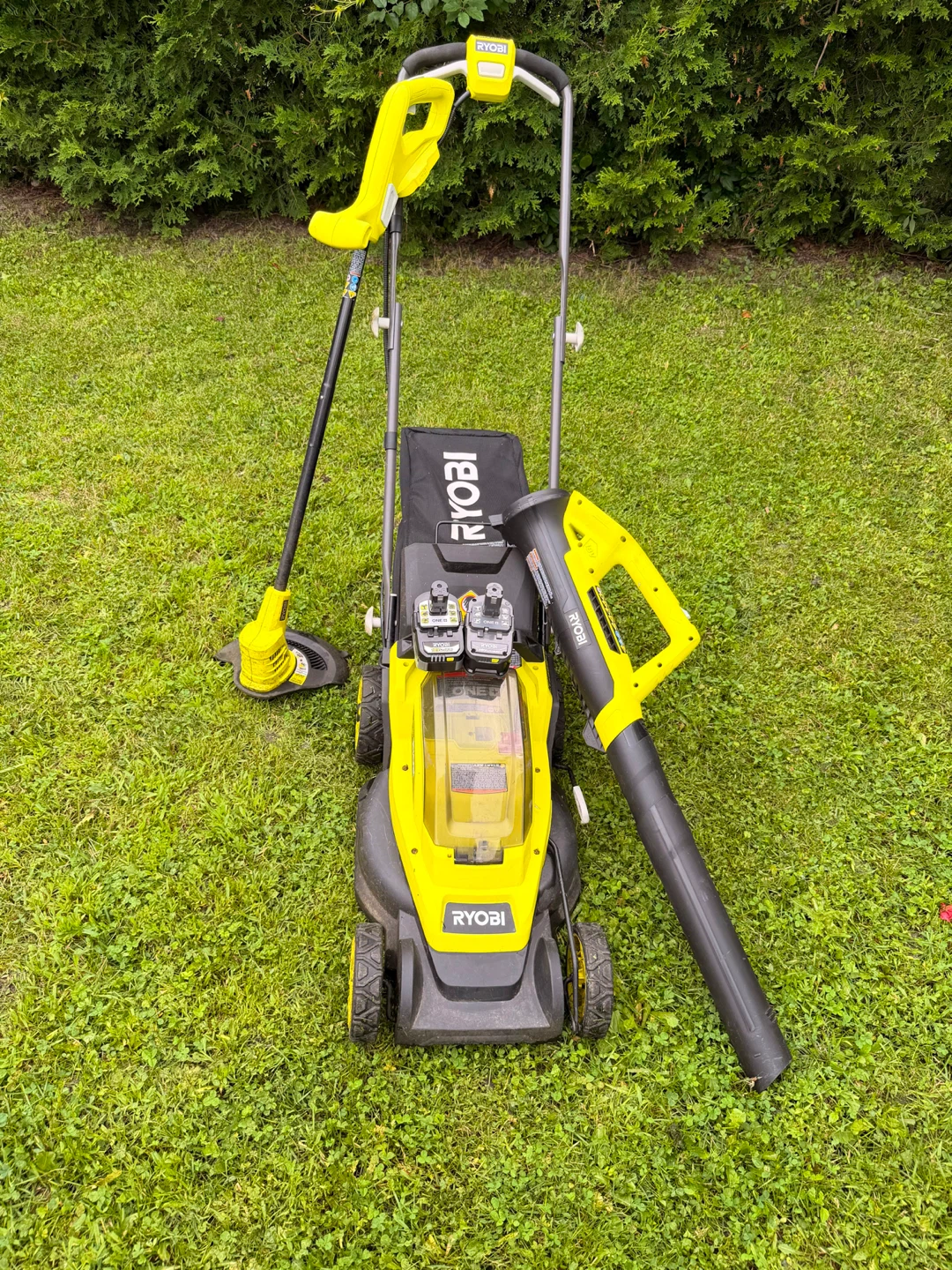 Outdoor Storage + Ryobi grass cutting tools - photo 5