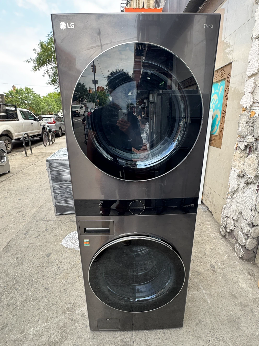 LG ThinQ Stackable Washer and Dryer