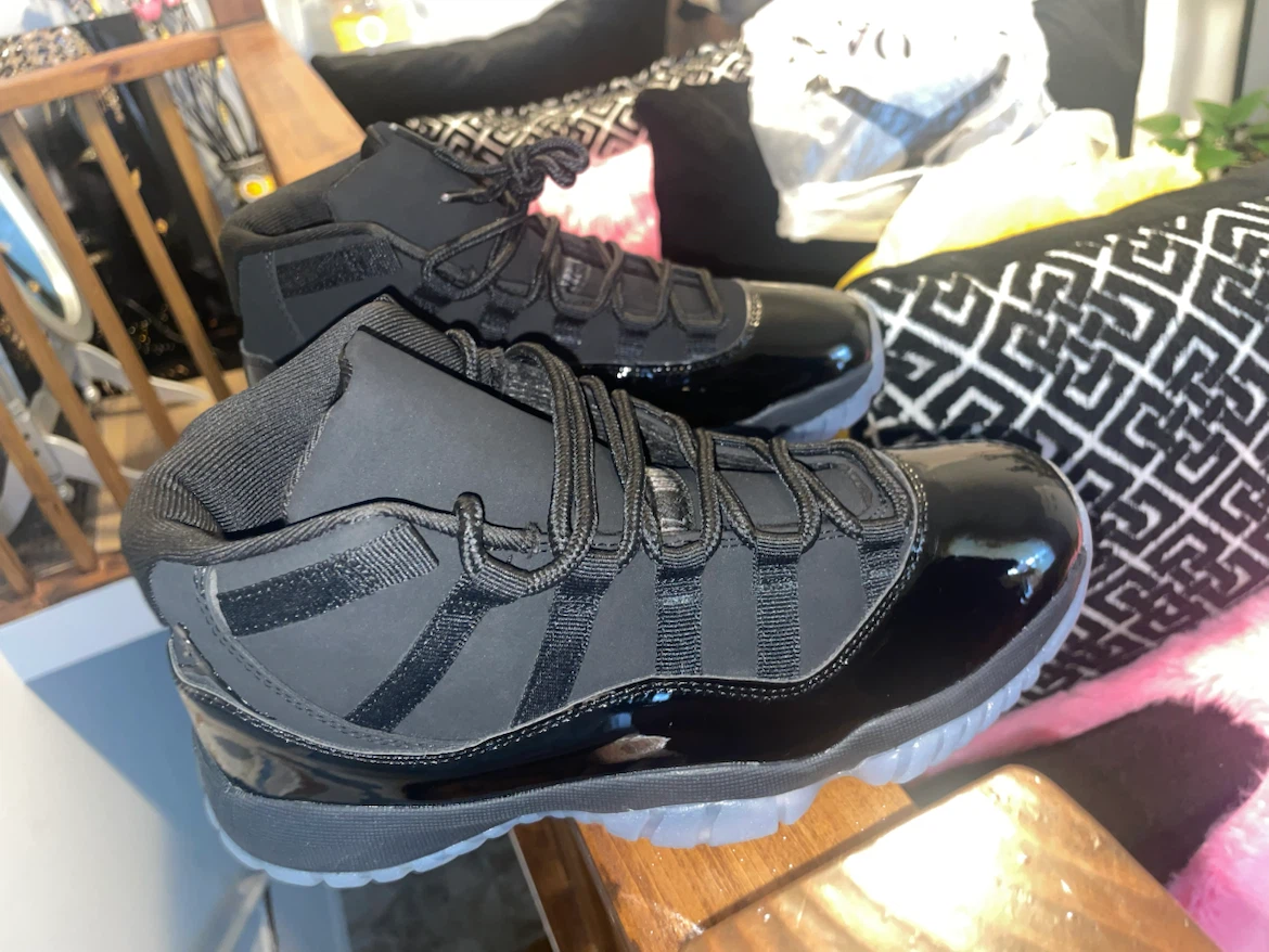 Jordan 11s cap and gown
