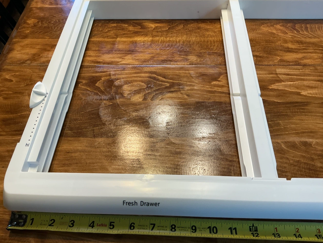 Brand New White Refrigerator Fresh Drawer Crisper Frame - photo 2