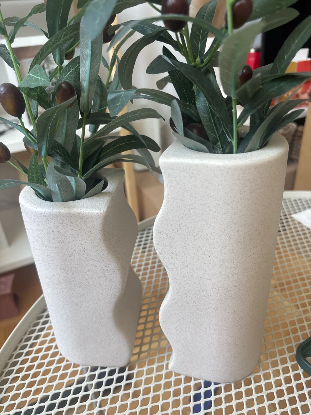 Decorative Faux Olive Plant Set - photo 3