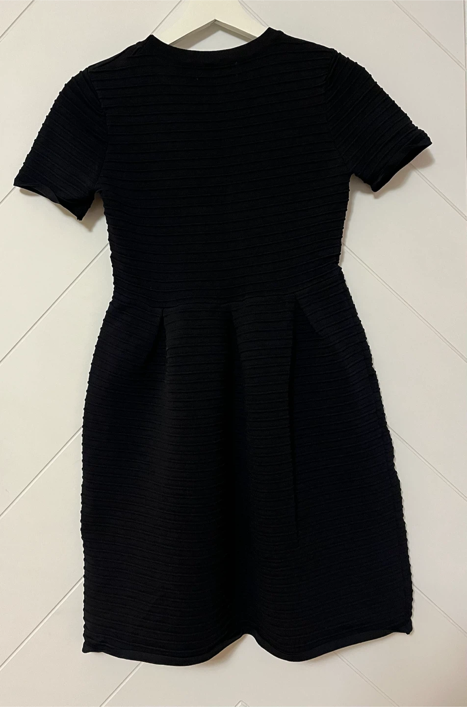 Beulah Style Black Textured Fit & Flare Dress - photo 2