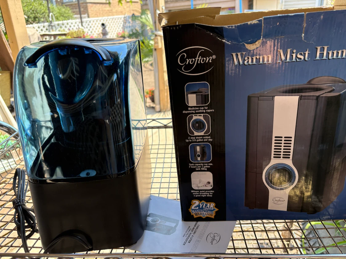 Crofton Warm Mist Humidifier 1 Gallon