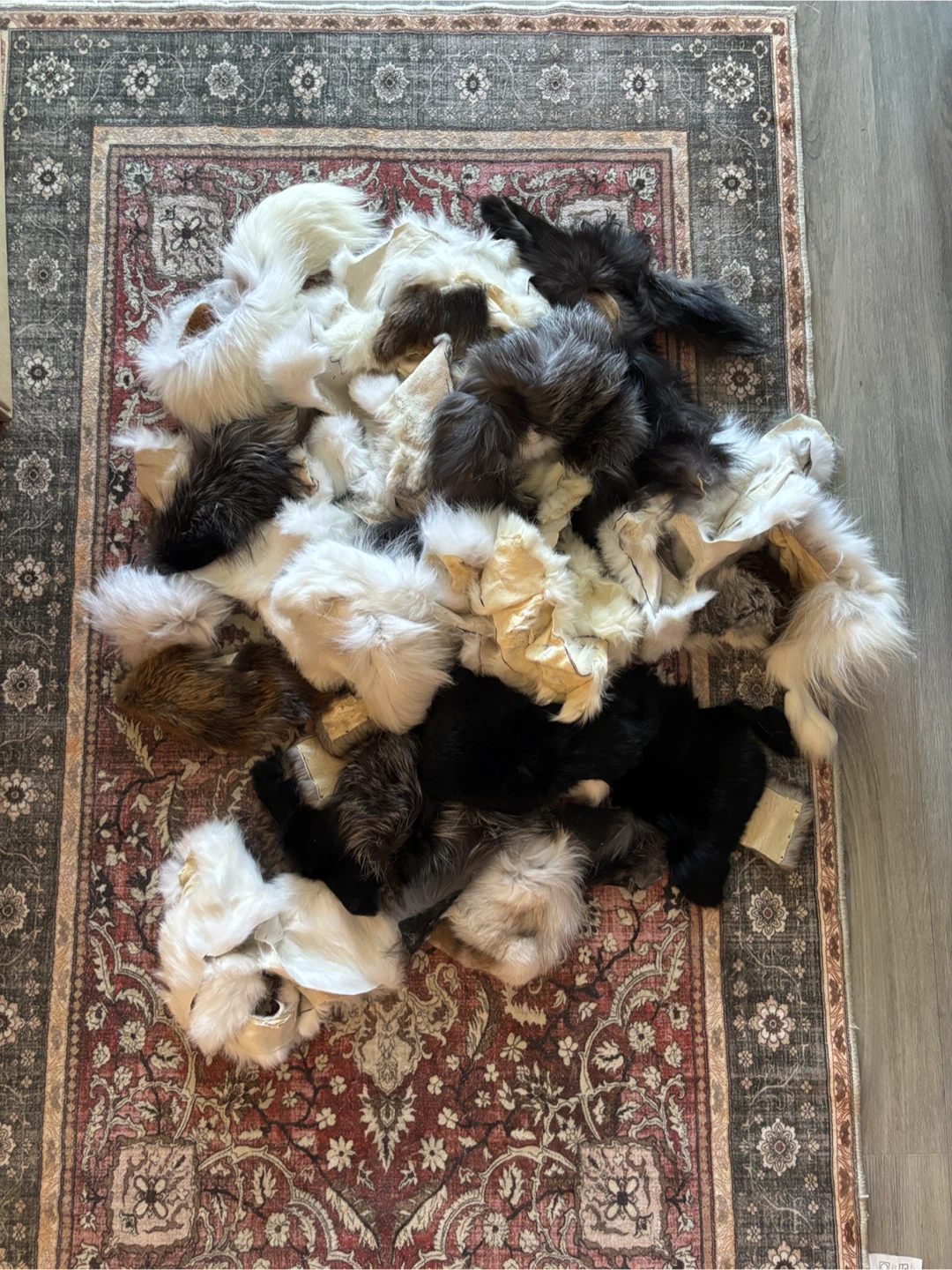 Assorted Fur Scraps for Crafting