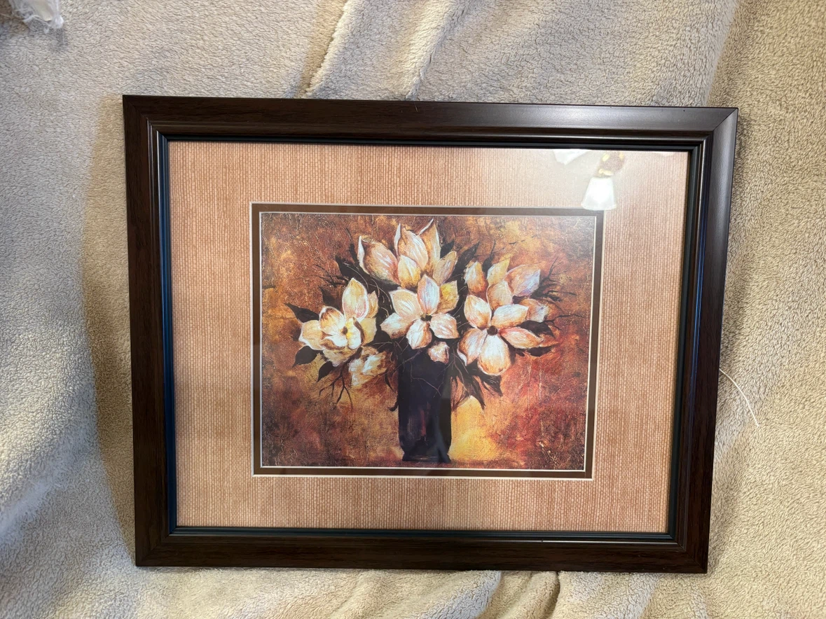 Framed Floral Wall Art