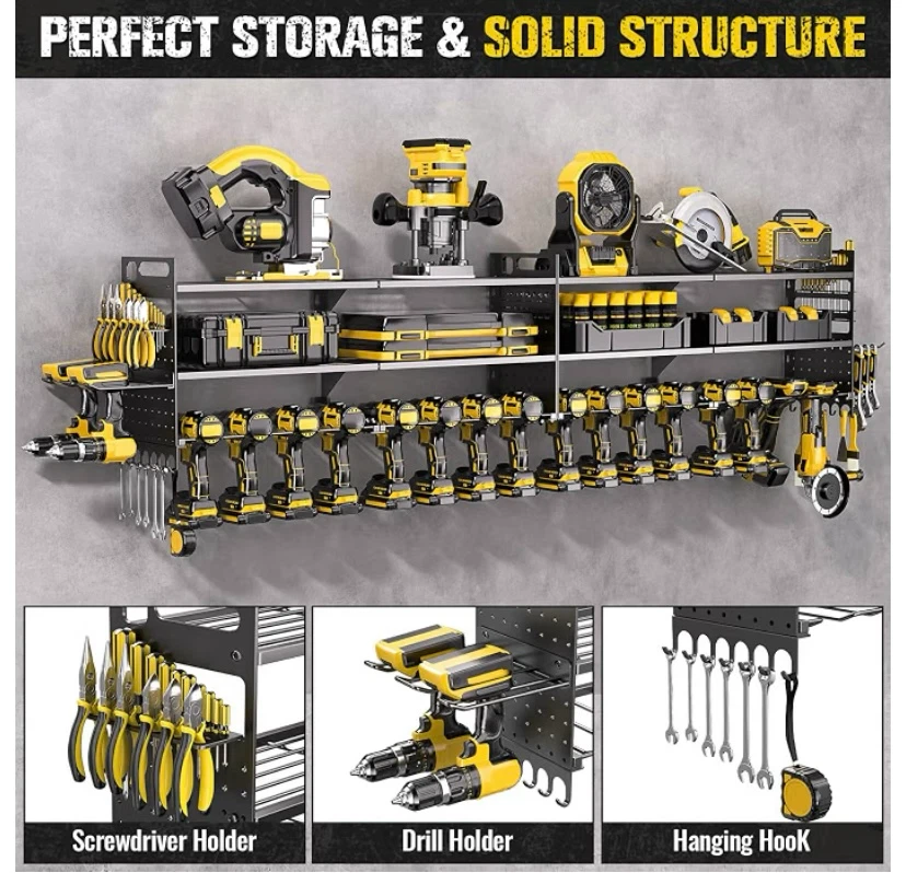 New 2-Pack Large Power Tool Organizer Wall Mount - photo 5