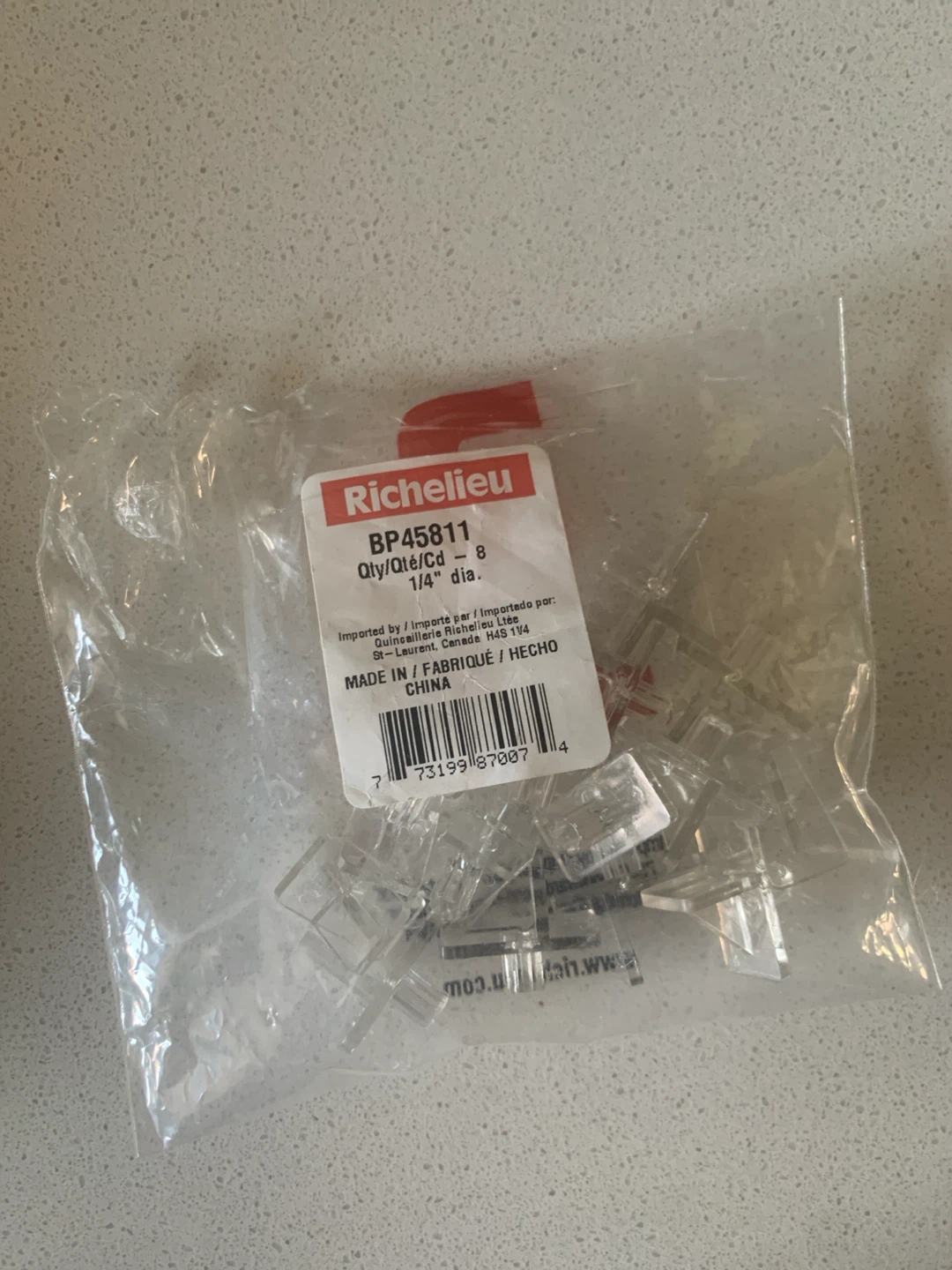Richelieu BP45811 Shelf Pins