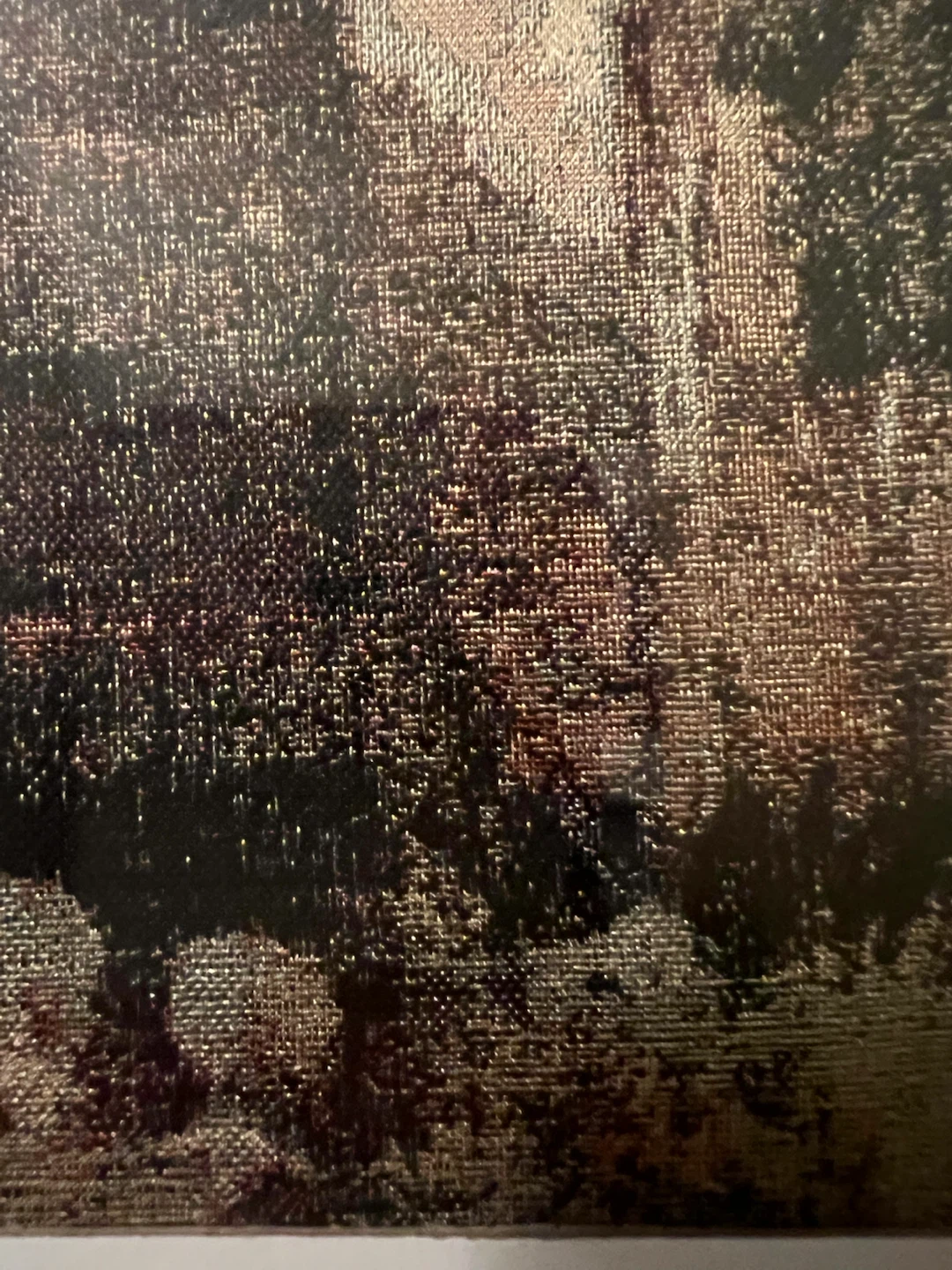 Vintage French Jacquard Woven Silk Wall Art - photo 5