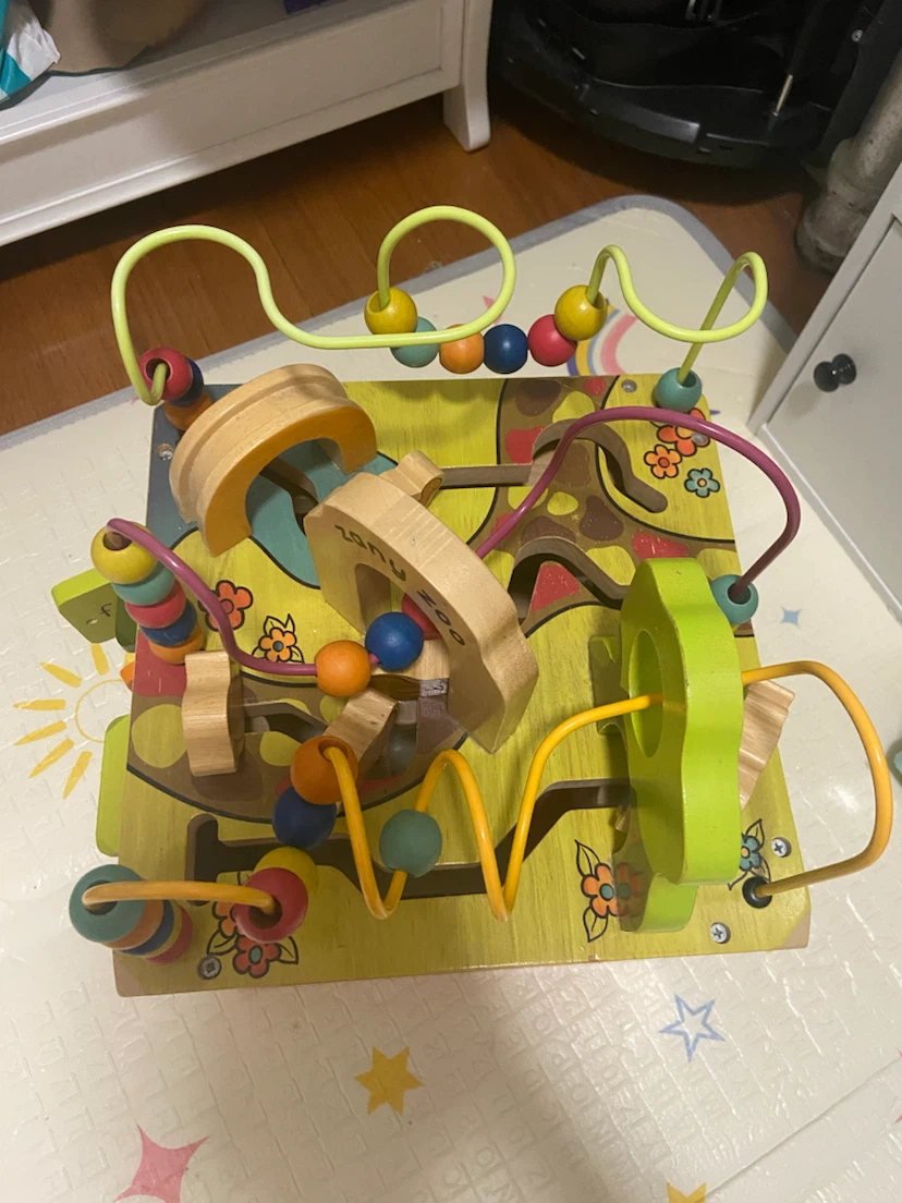 Zany Zoo Wooden Activity Cube - photo 2