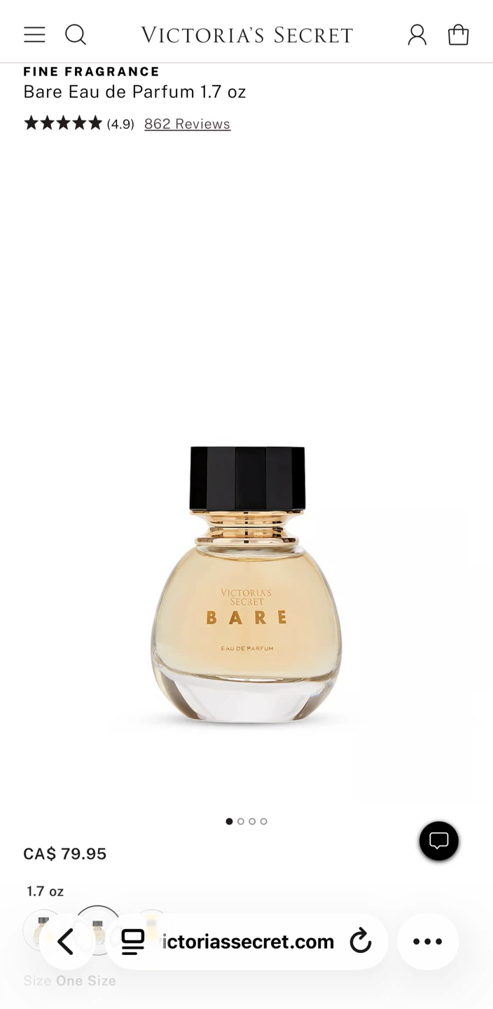 Victoria's Secret Bare Eau de Parfum (1.7 oz / 50 ml)