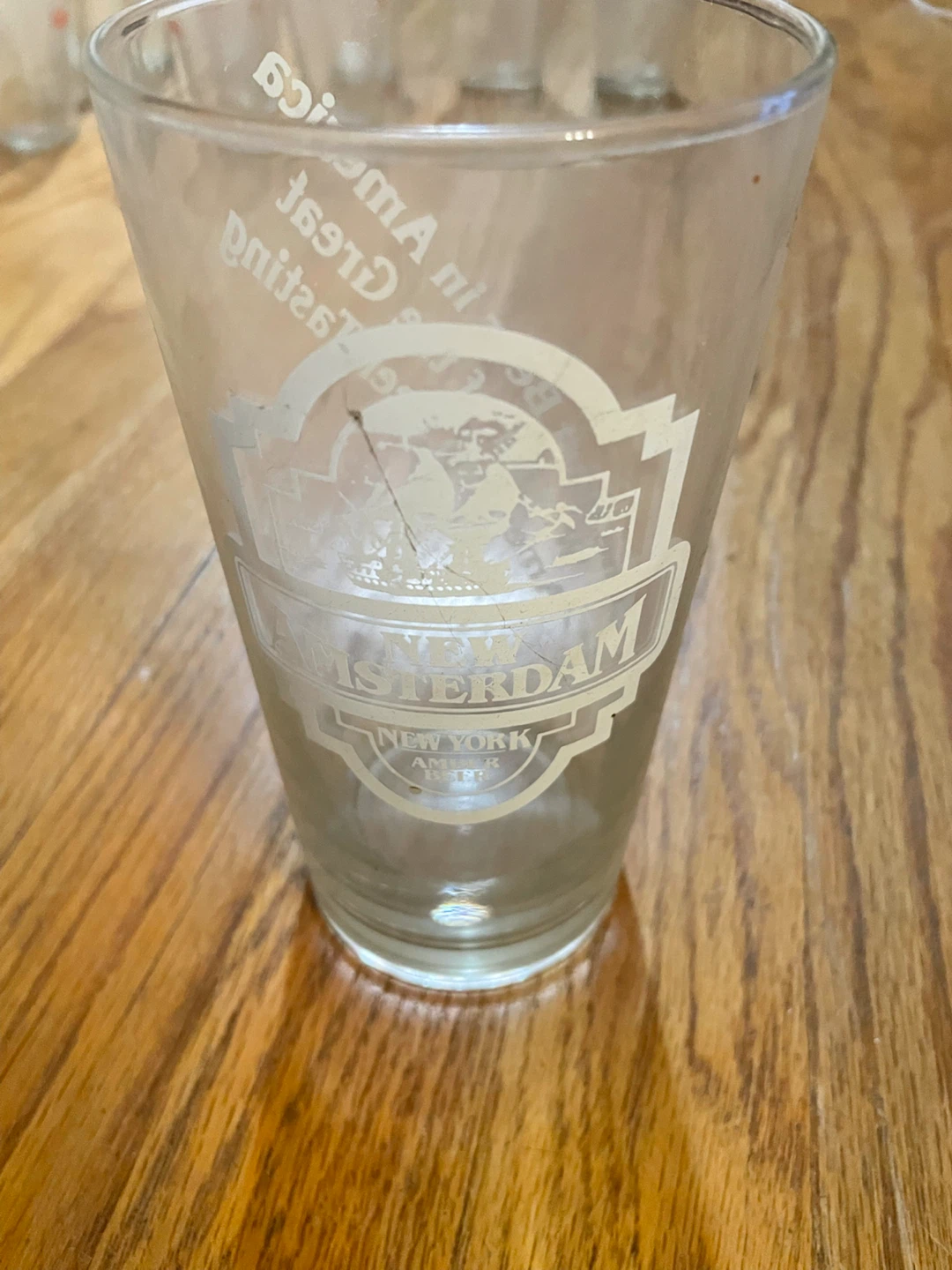 New Amsterdam Beer Glass