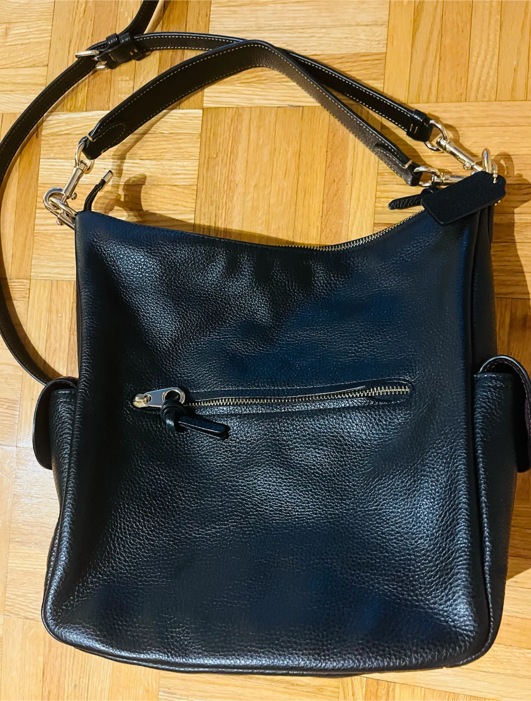 Coach Black Leather Shoulder Bag - photo 3