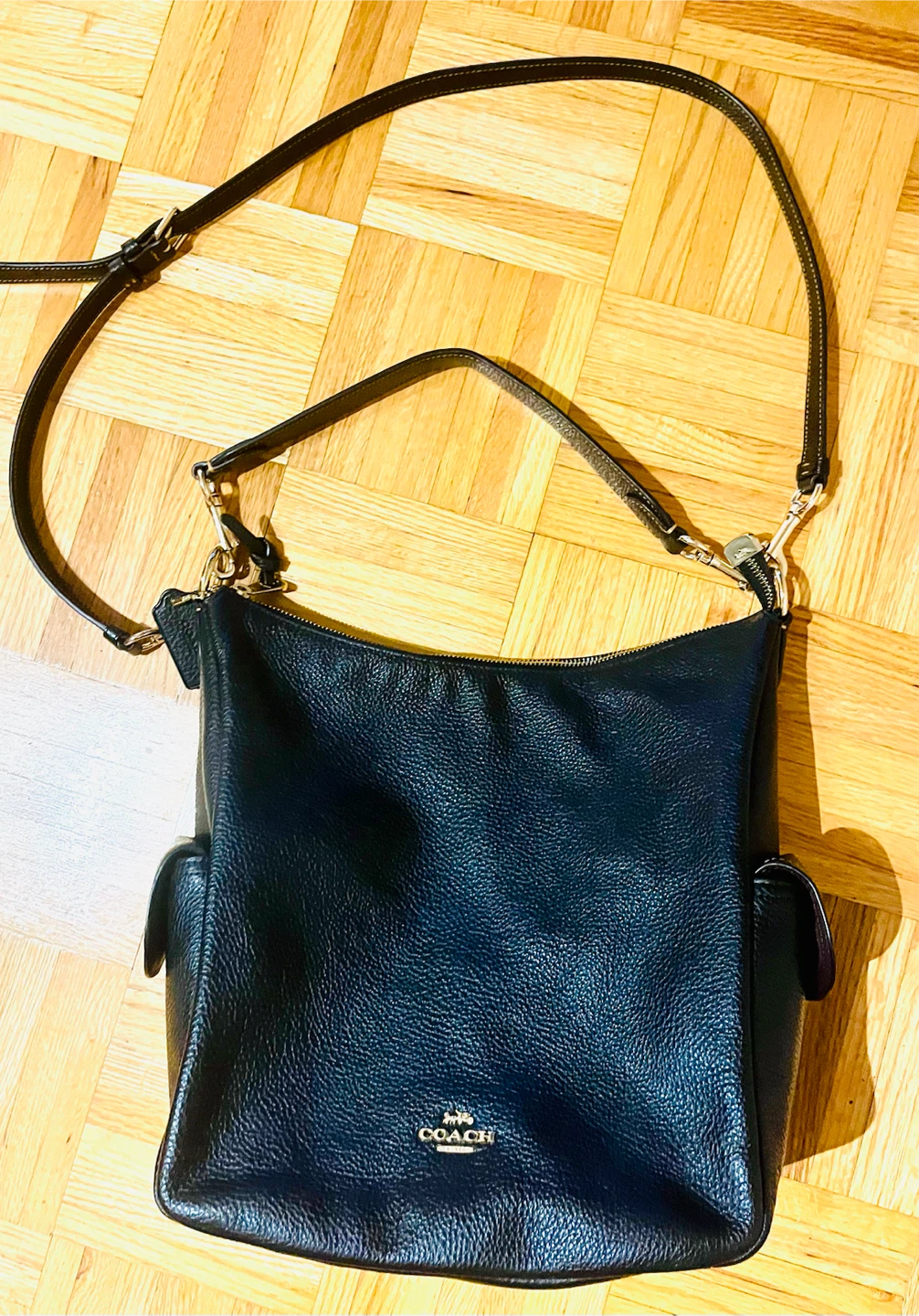 Coach Black Leather Shoulder Bag - photo 5