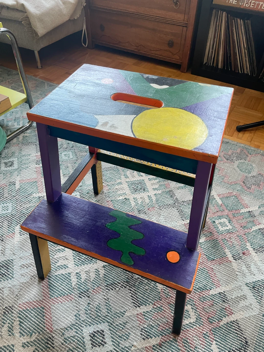 Colourful Wooden Step Stool