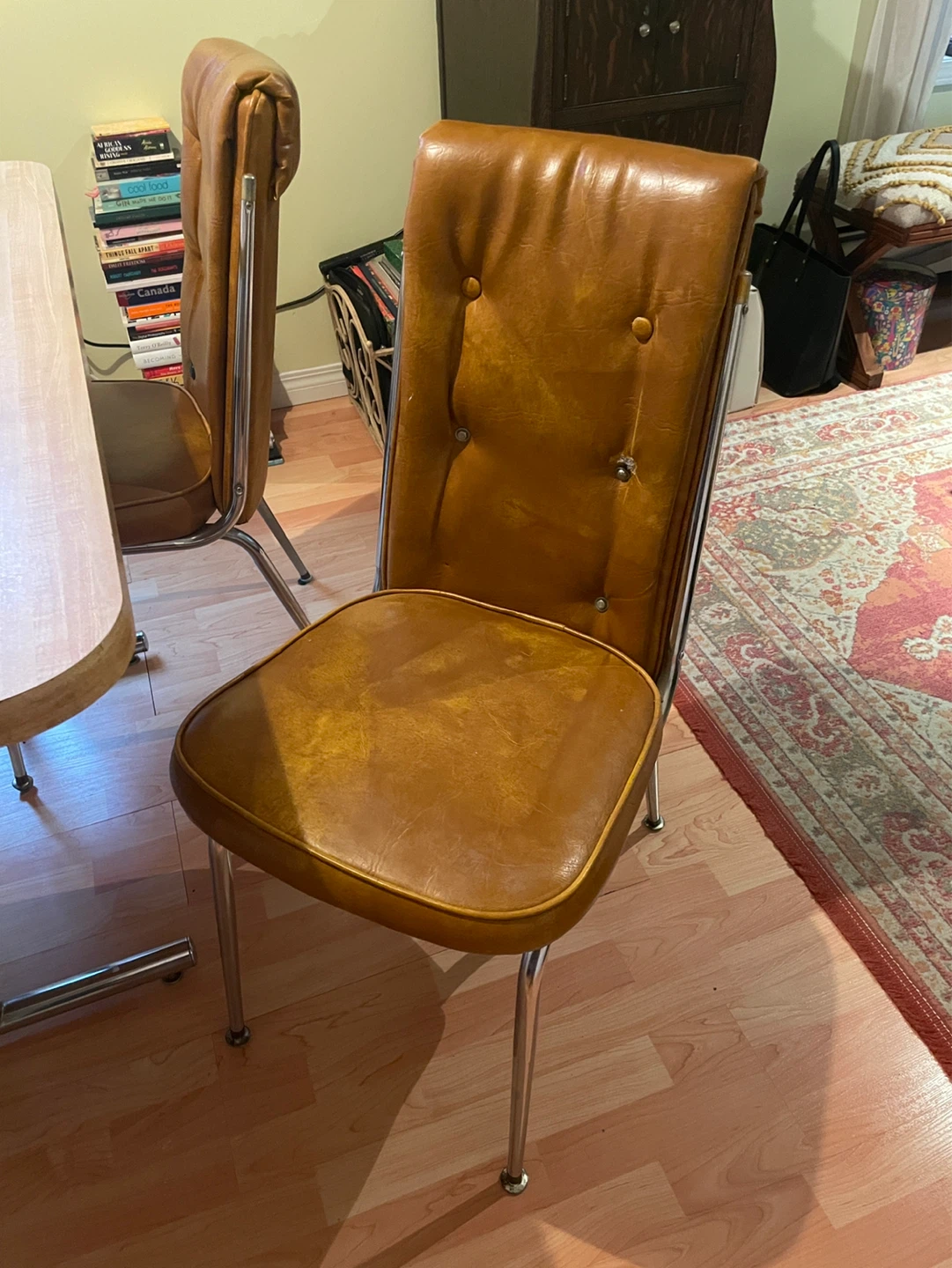 Vintage Dining Table and Chairs Set - photo 3