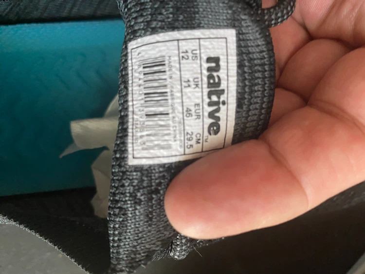 NEW Native Black  Size US 12 - photo 4