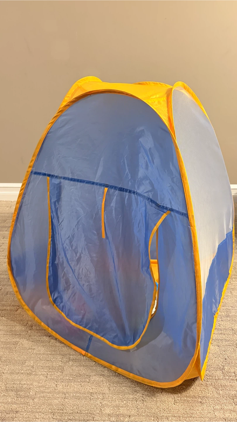 Blue and Yellow Play Tent with Accessories - photo 2