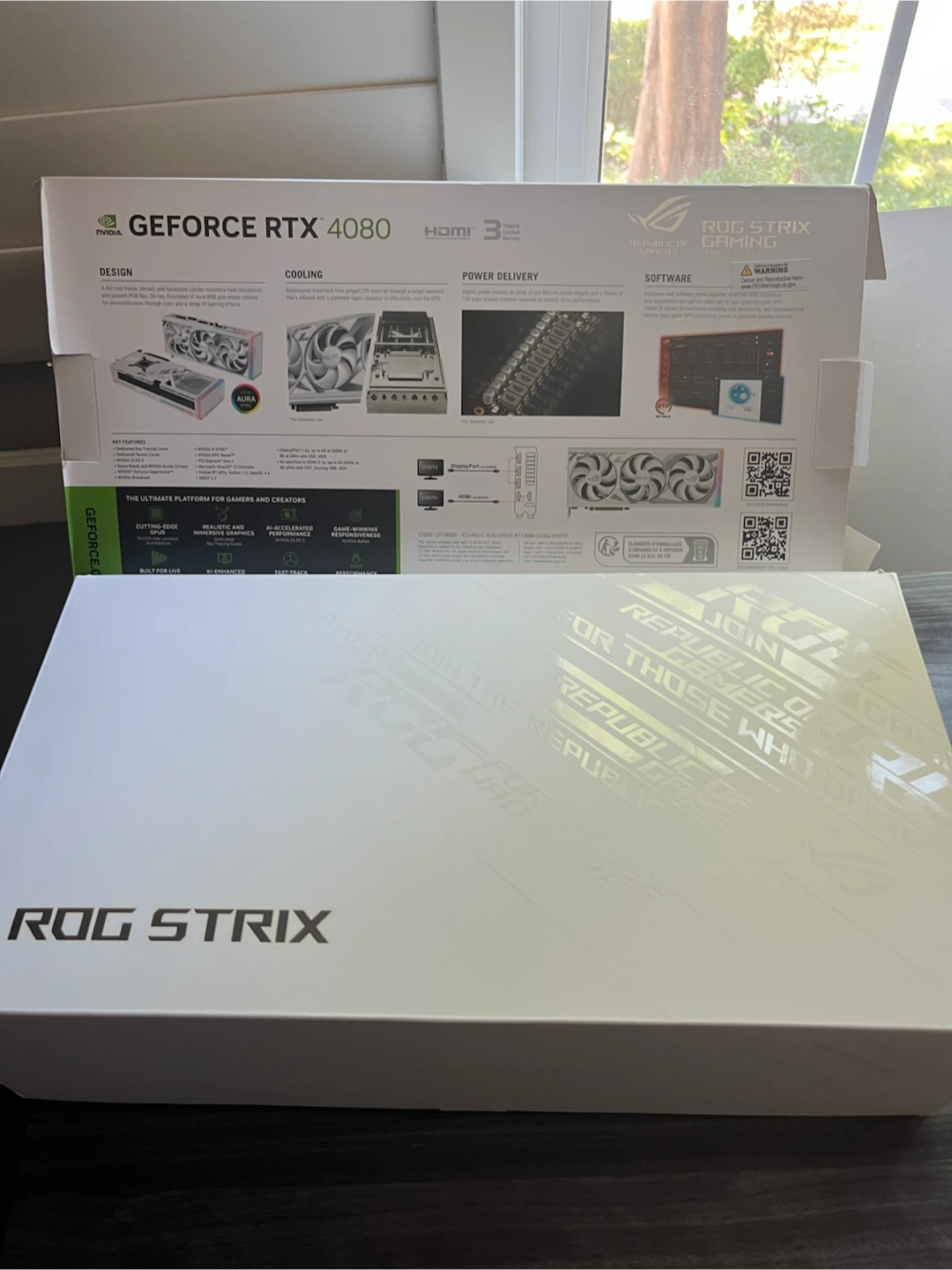 🤍WHITE🤍Excellent Condition RIG Strix RTX 4080 GPU - photo 5