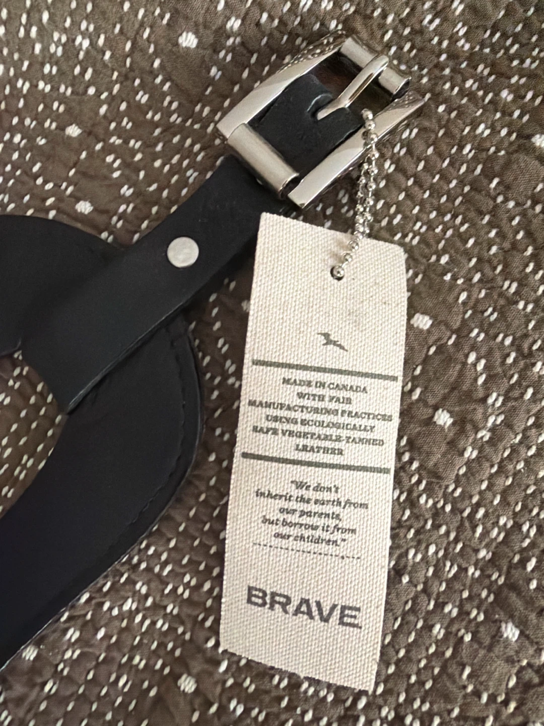 BRAVE Women's Scissor Cut Belt Black Leather Size 30 - photo 2