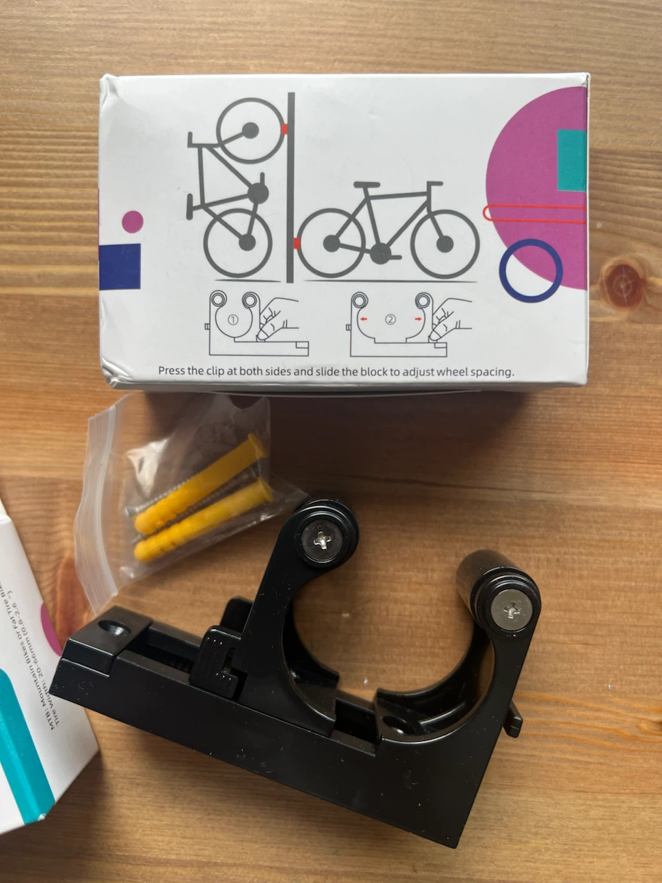 Adjustable wall bike rack - photo 2