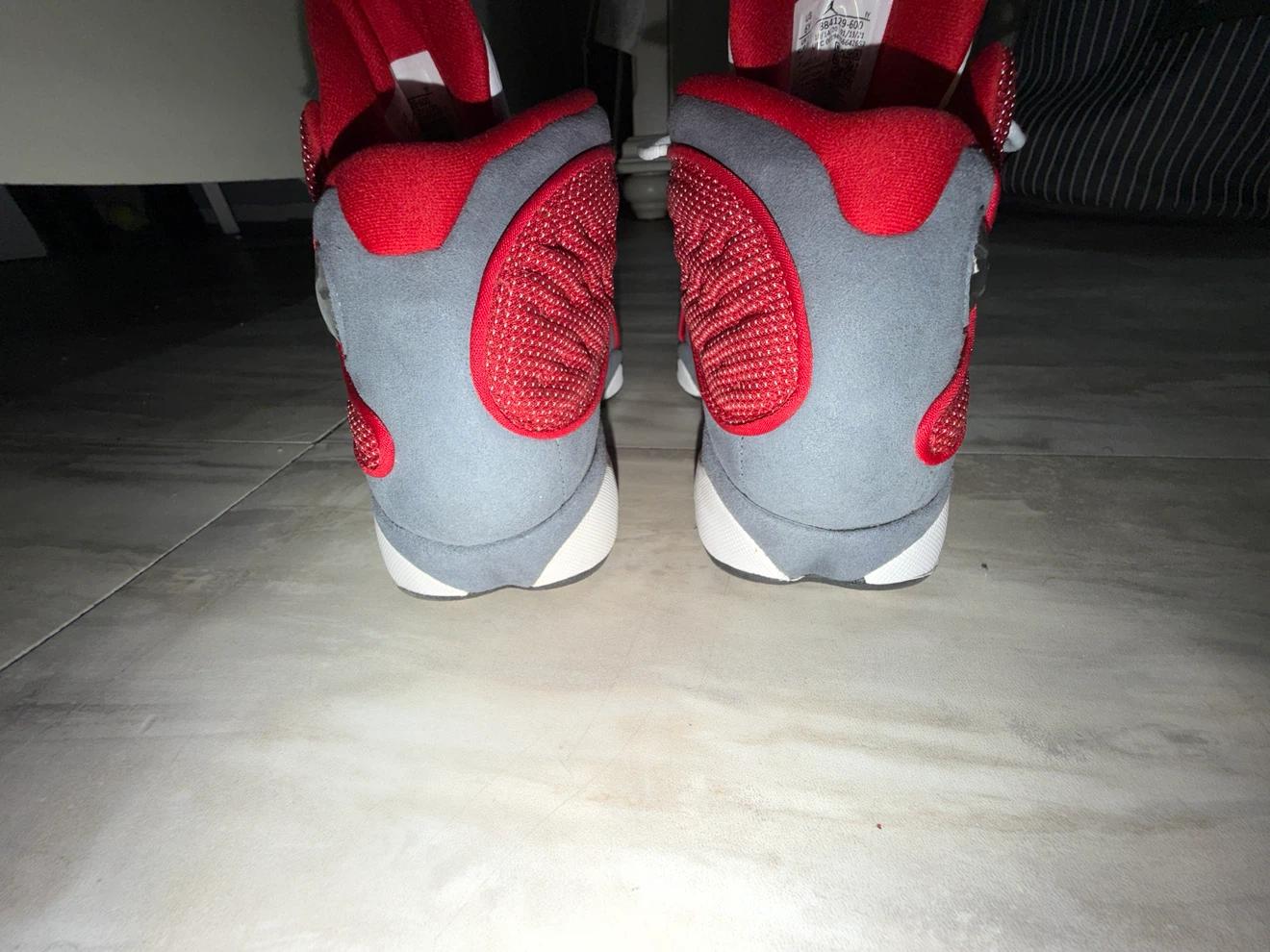 Jordan 13 Retro White Red Grey - photo 4
