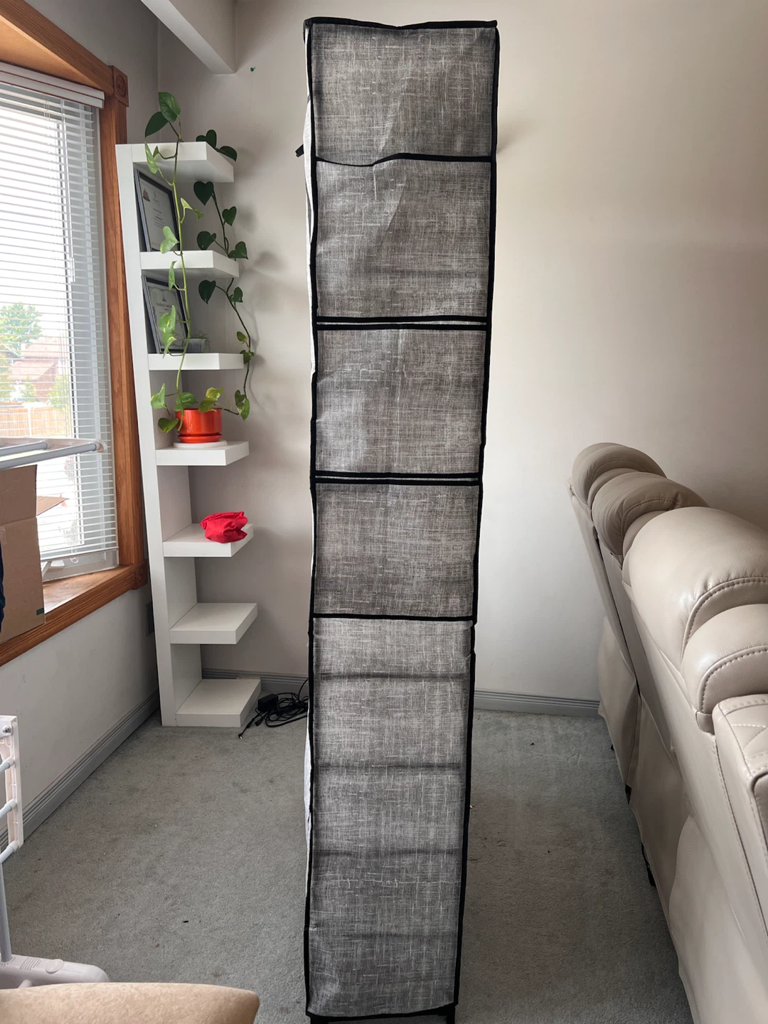 10-Tier Fabric Shoe Rack with Cover - photo 3