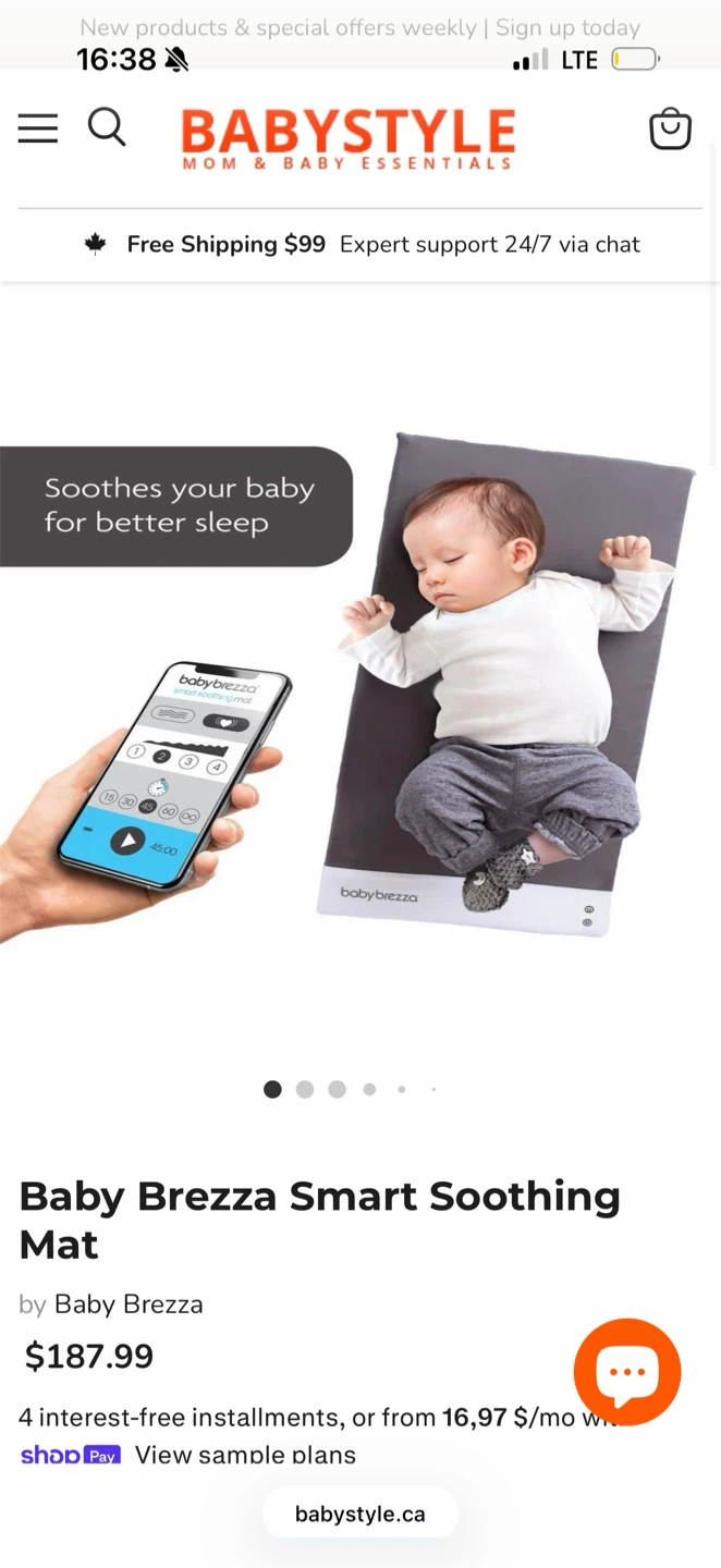Baby Brezza Smart Soothing Mat - photo 2