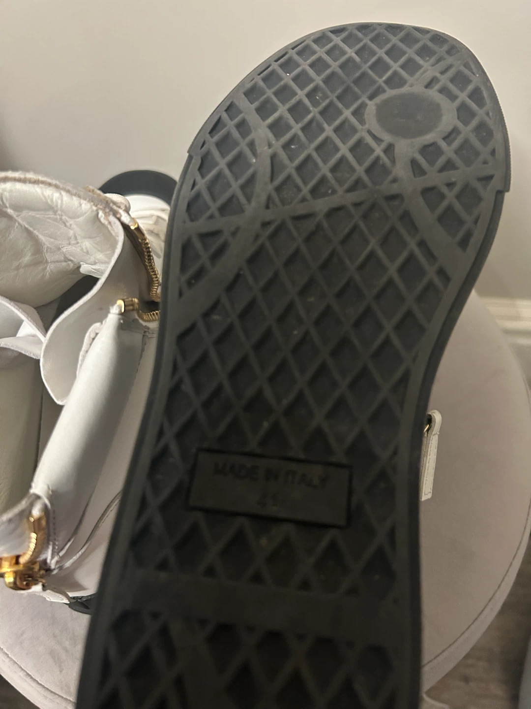 Giuseppe Zanotti White Leather High-Top Sneakers - photo 5