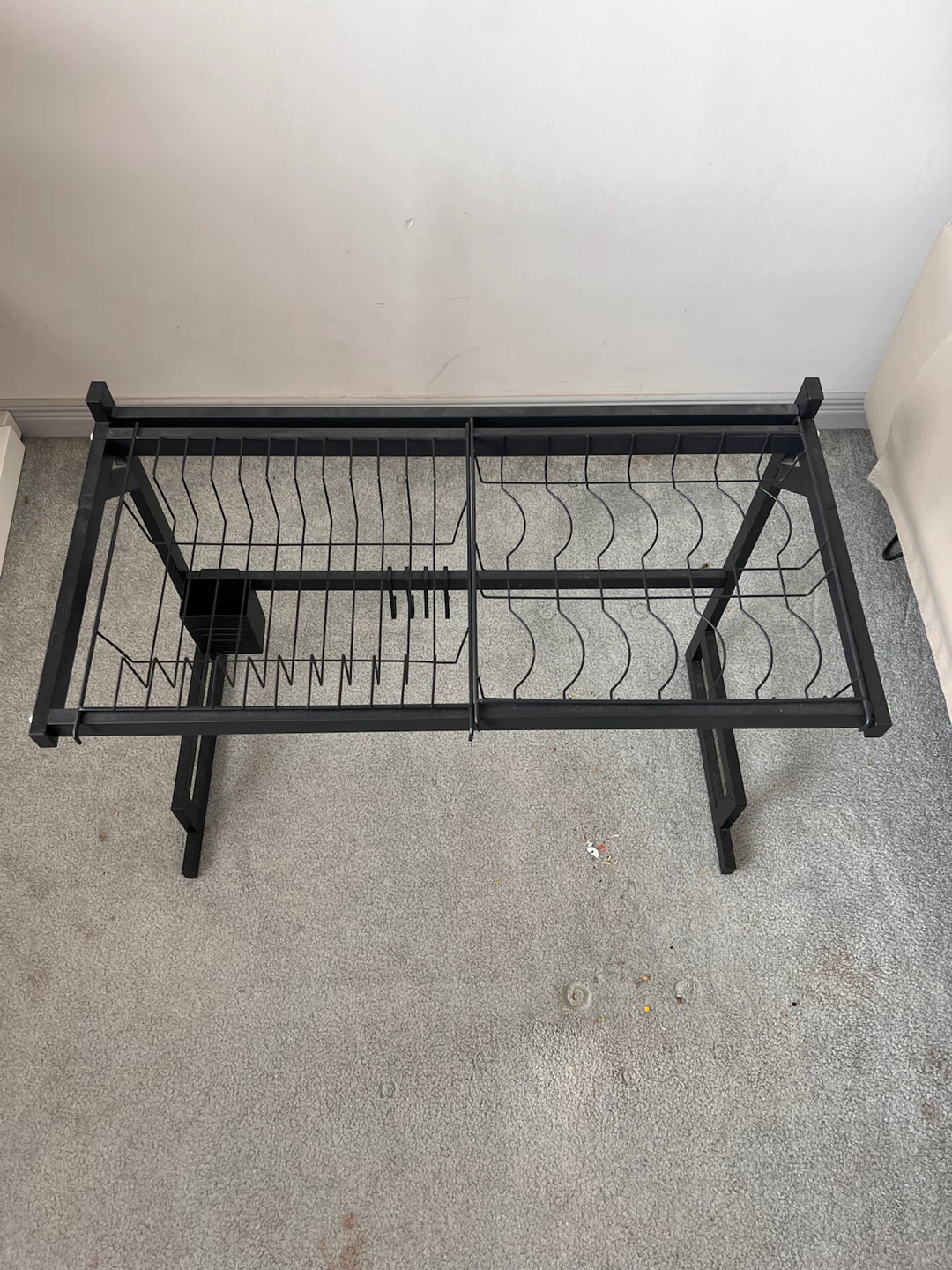 Black Metal Dish Drying Rack