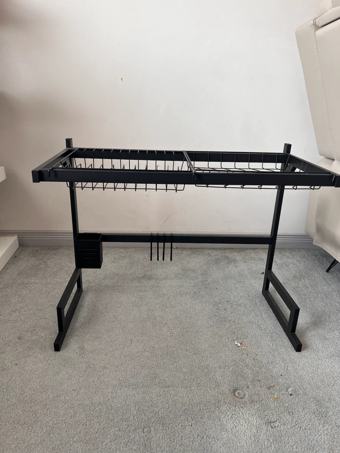 Black Metal Dish Drying Rack - photo 2