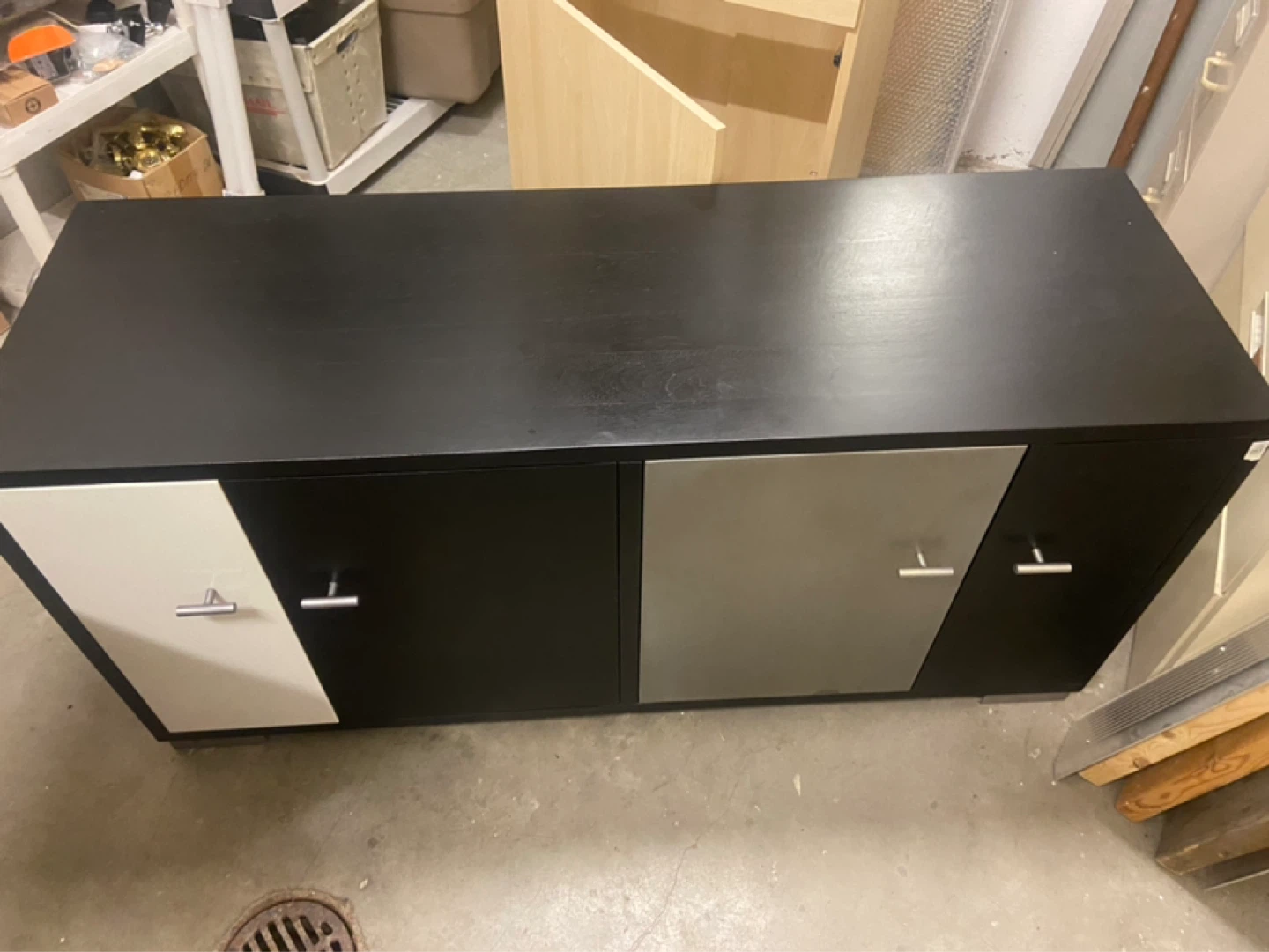 Black Media Console / Credenza