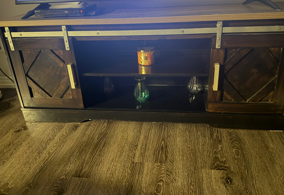 Barn Door TV Stand