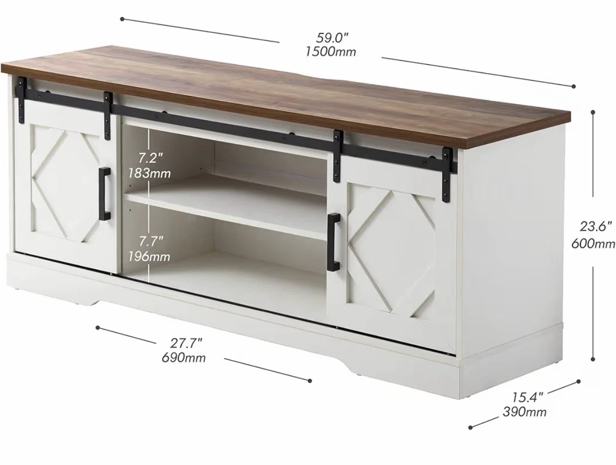 Barn Door TV Stand - photo 5